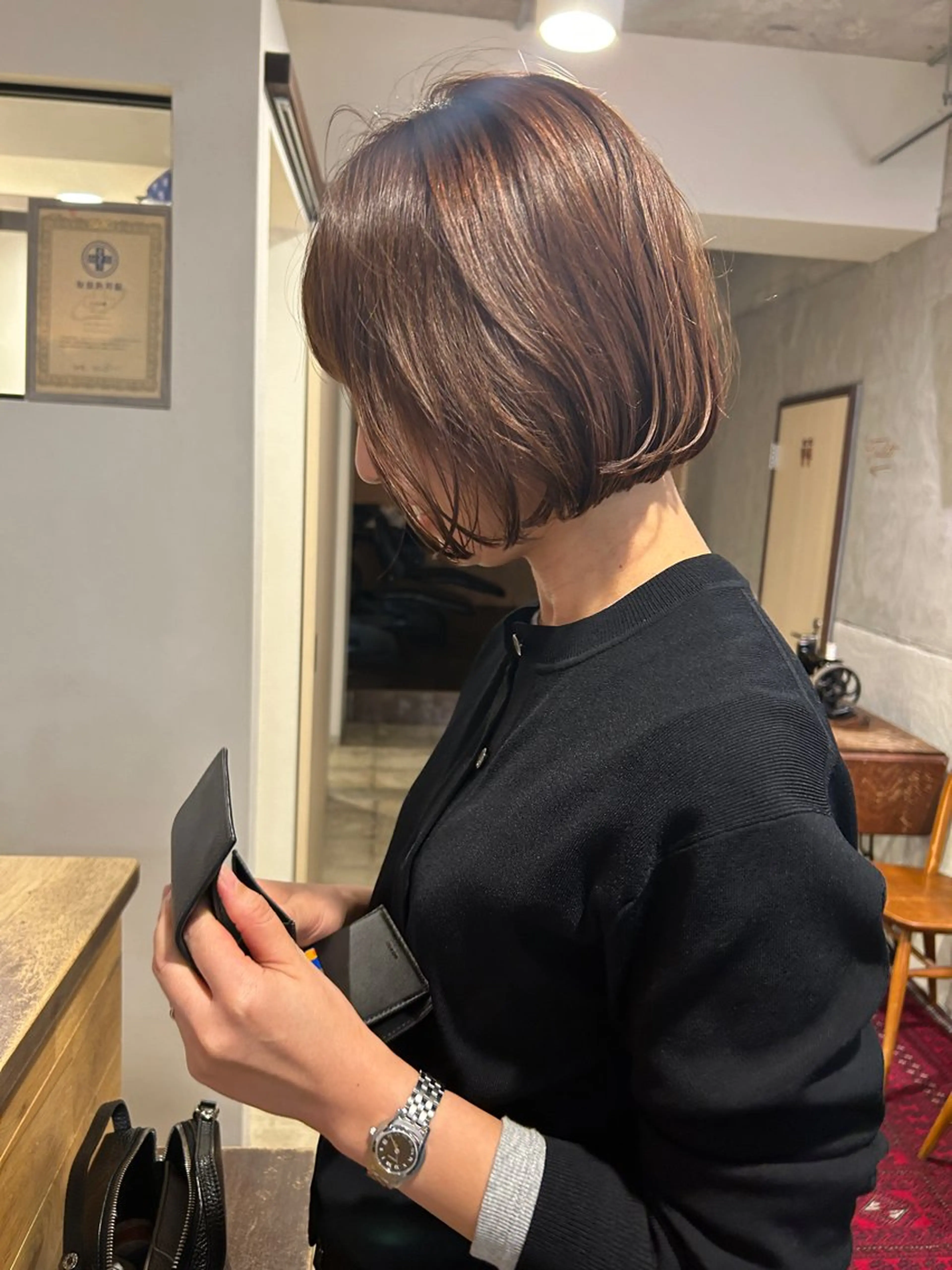 ショート パーマ カット パーマ さの あやねのヘアスタイル