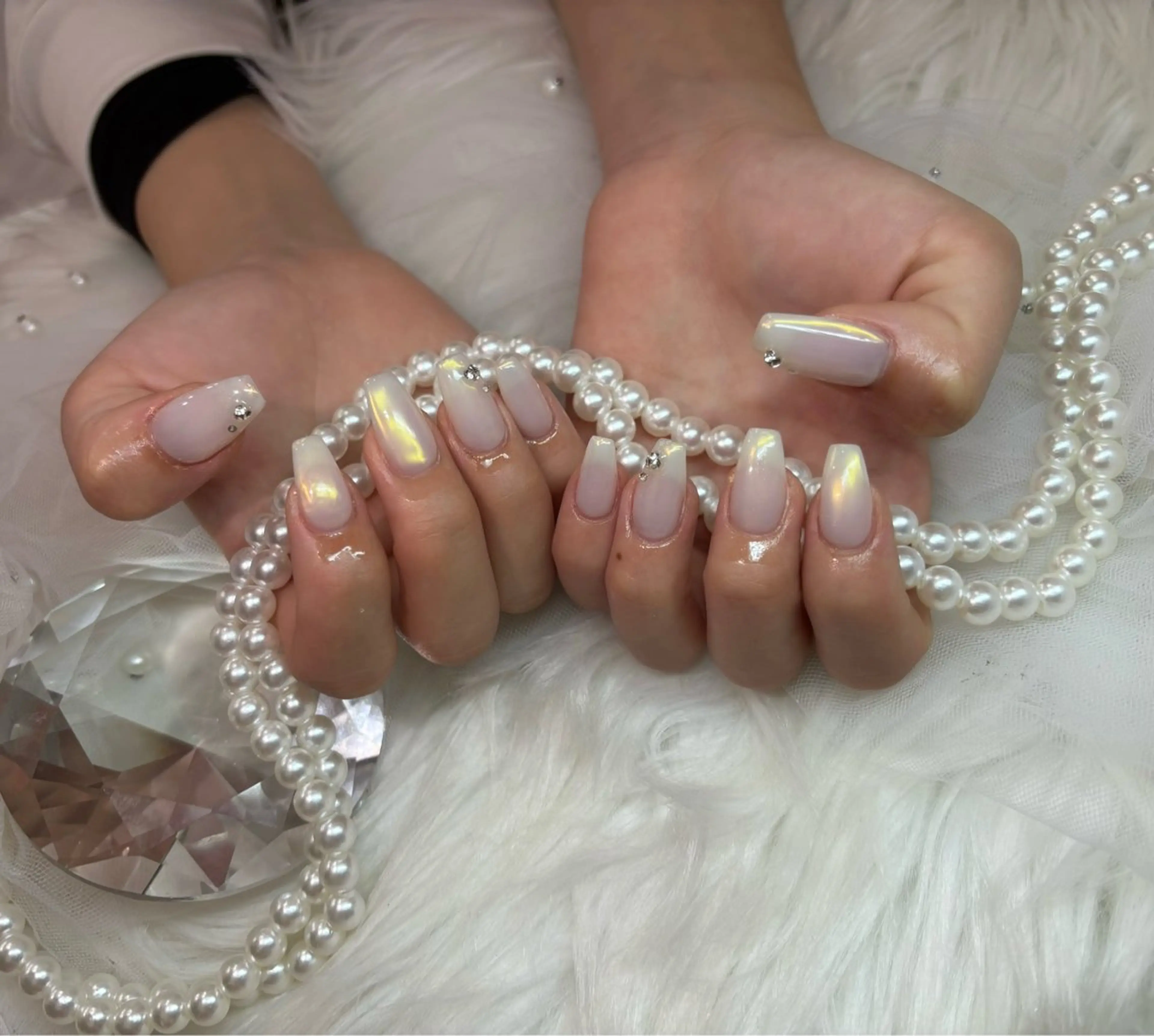 🪞オーロラ、ミラーネイル🪞の写真