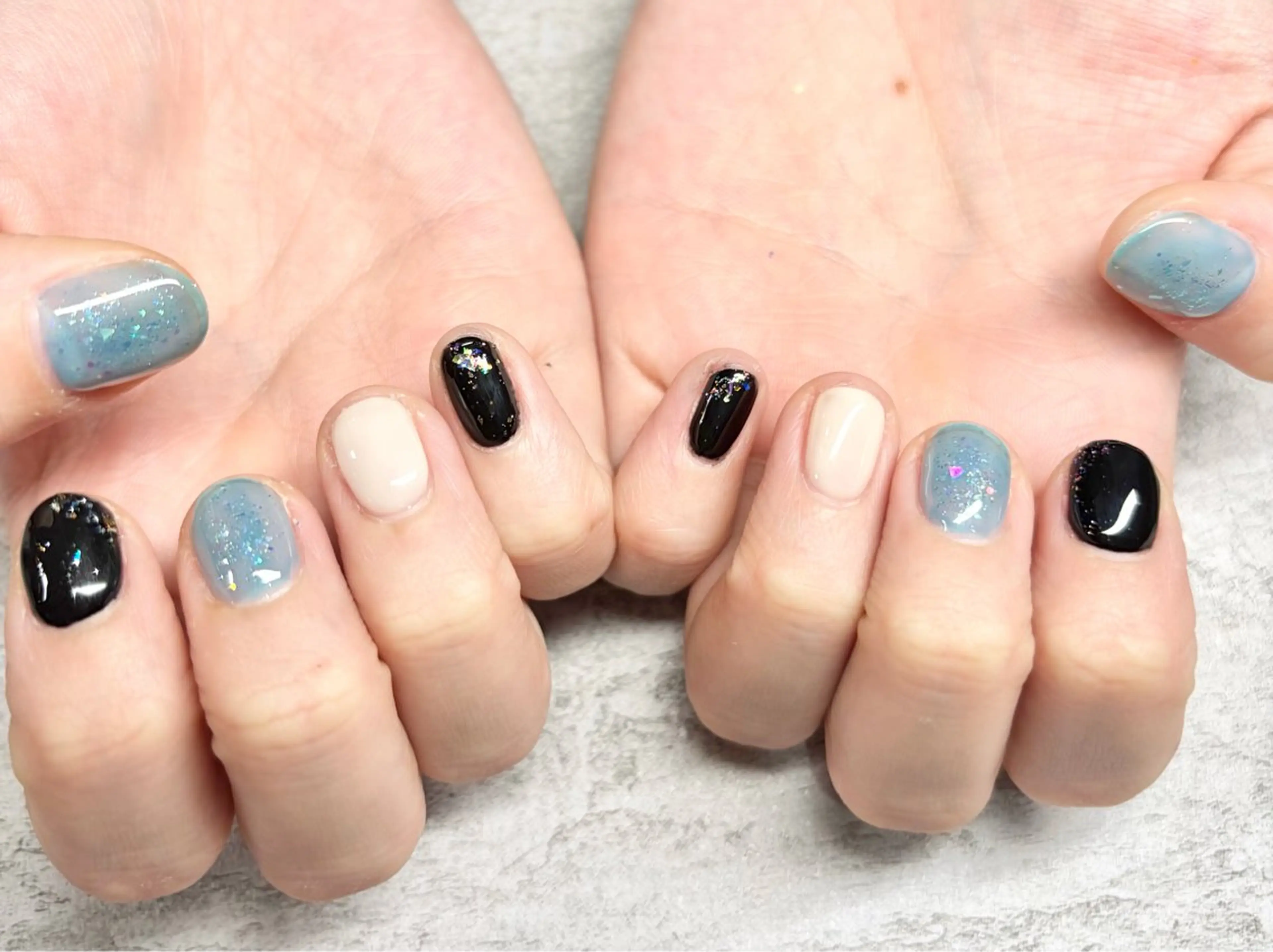 ネイル ジェルネイル ラメ(グリッター) CURAR平塚店 mizuhaのネイルデザイン