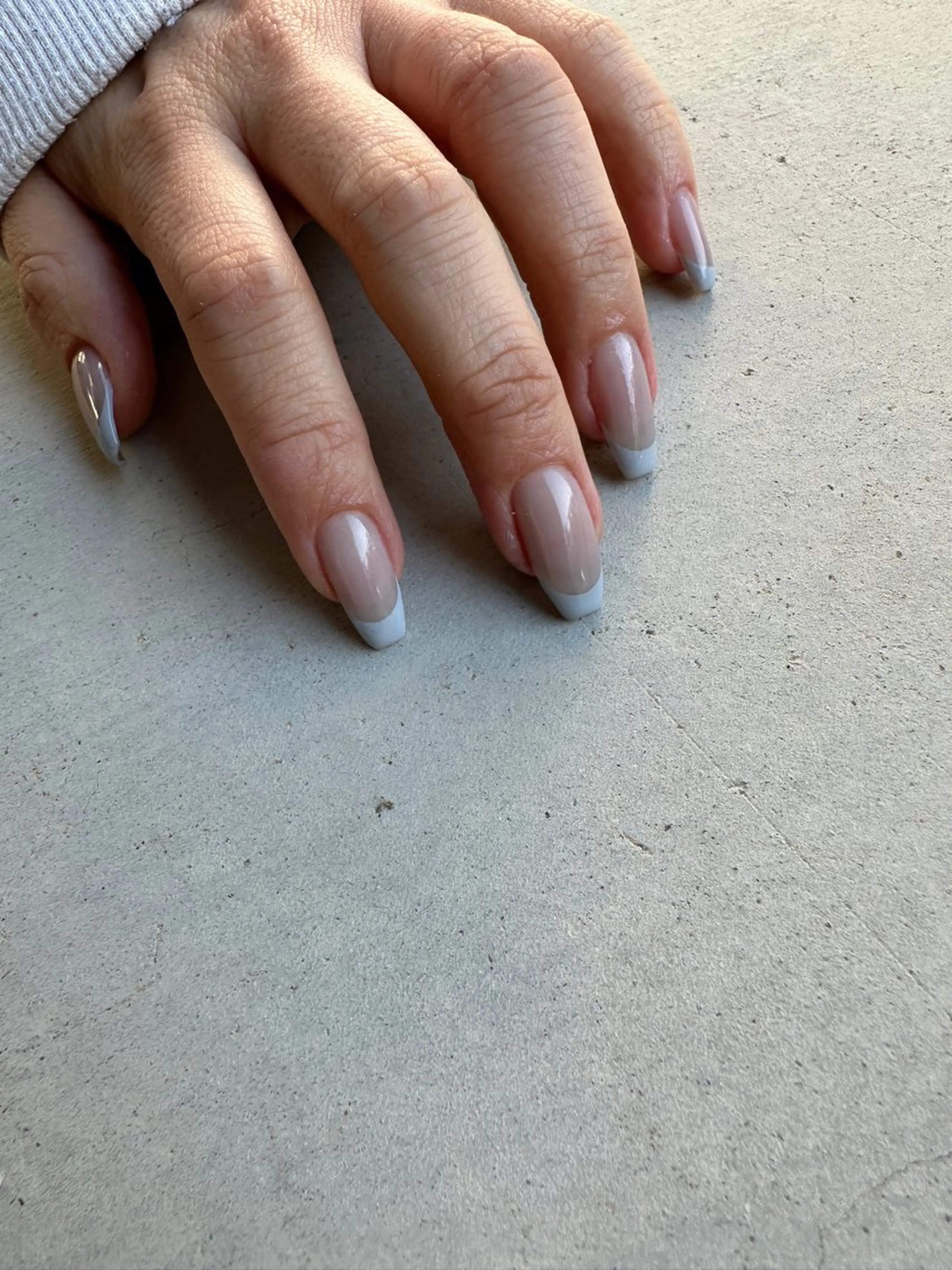 ネイル フレンチネイル ワンカラーネイル nailsalon ∞ ﾐｶﾅﾙ ∞のネイルデザイン