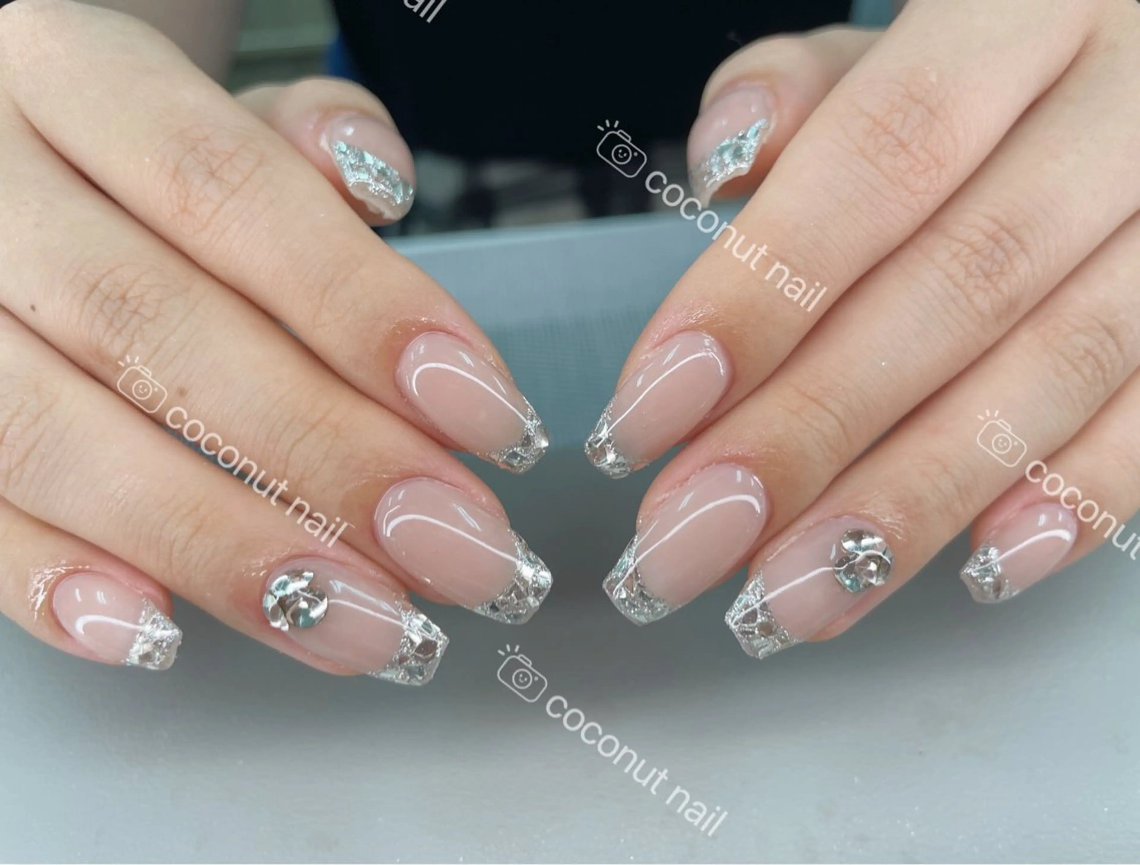 ネイル ハンドネイル 神田 ココナッツのネイルデザイン