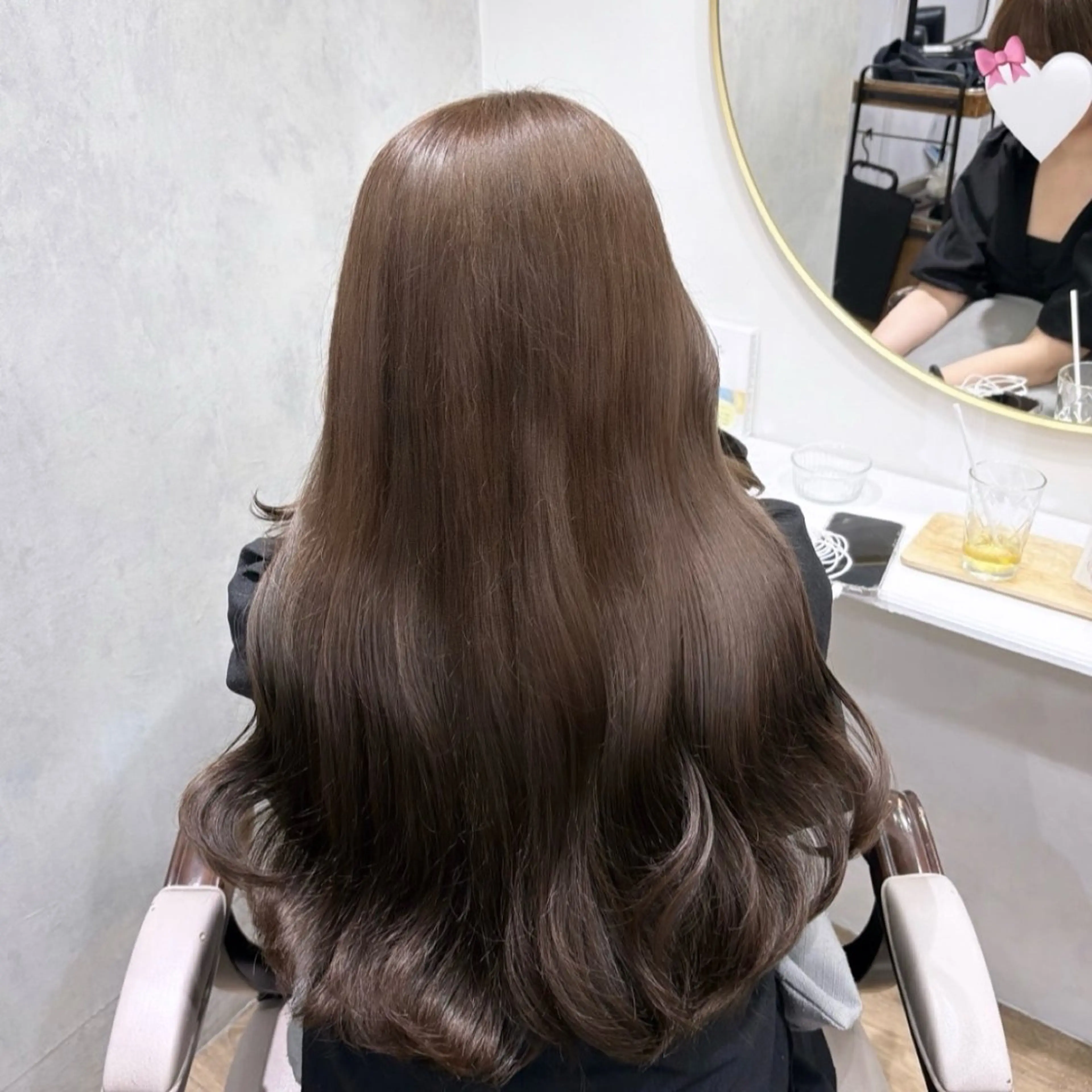 ロング カラー ヘアアレンジ 透明感カラー ヘアカラー スズナ♡オリーブ/ 透明感カラー🍀♡のヘアスタイル