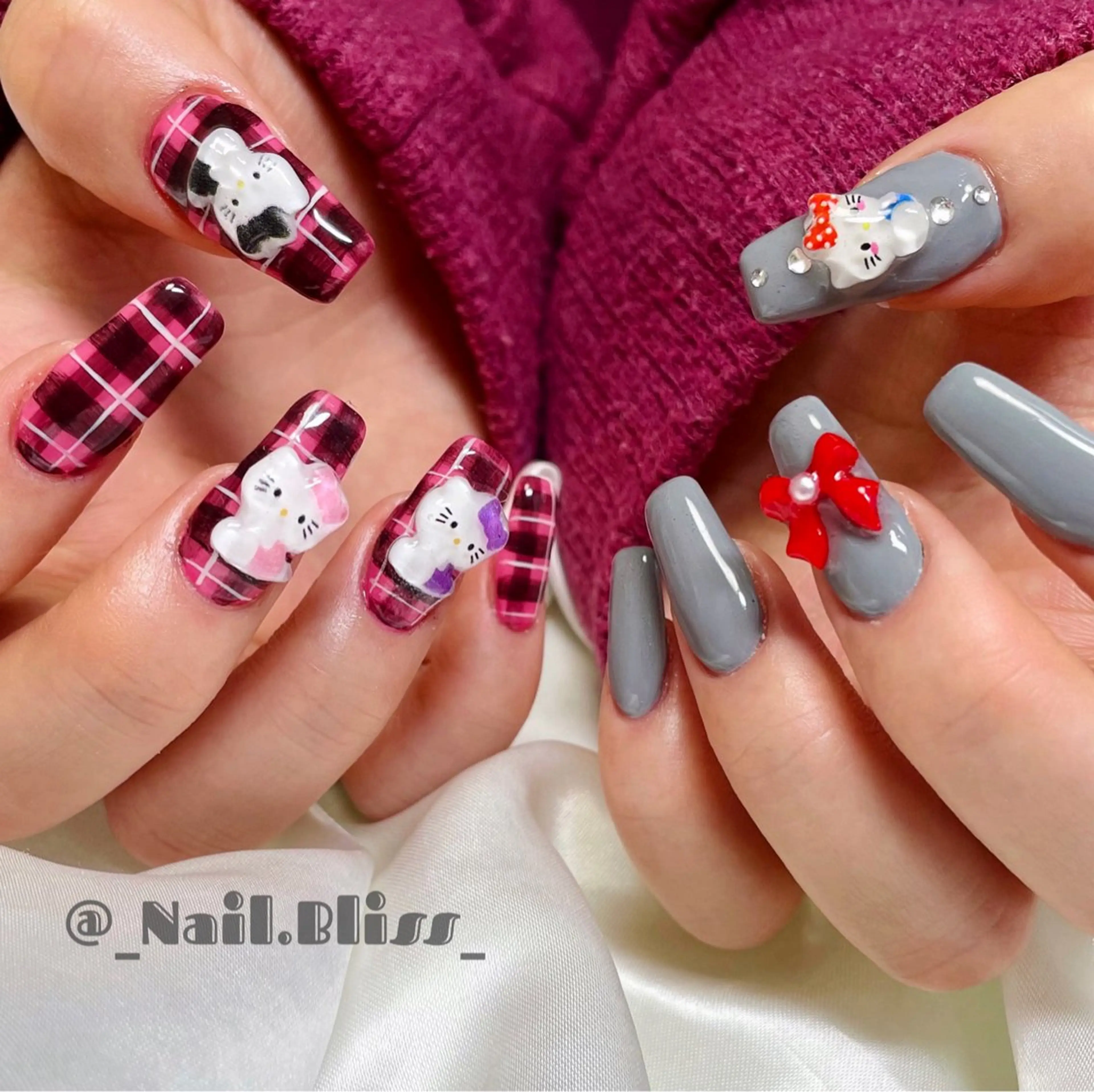 ネイル 持ち込み ハンドネイル NAIL BLISSのネイルデザイン