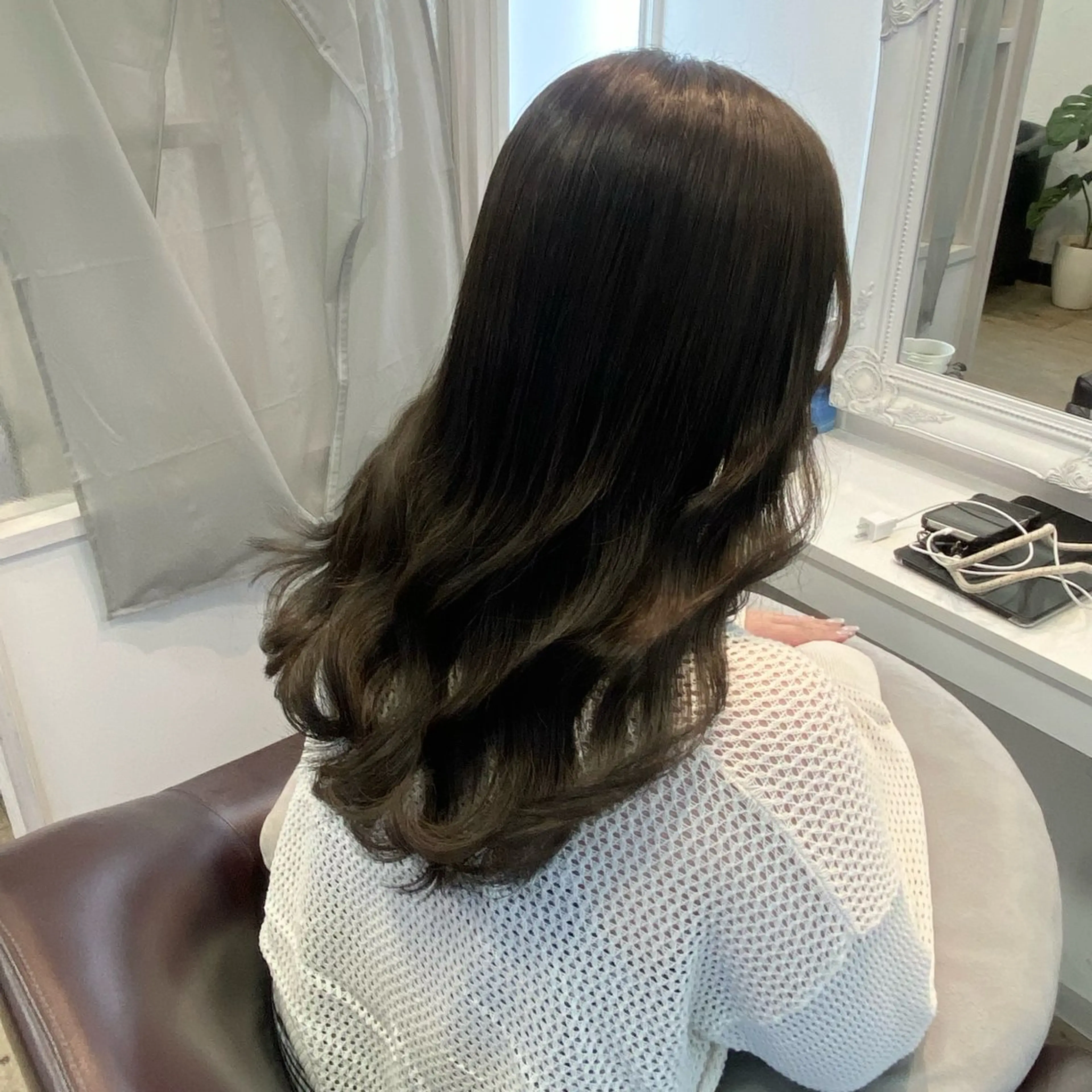 ロング カラー ブルーカラー 𝑆𝐴𝑂𝑅𝐼 /大森🪞🎀のヘアスタイル