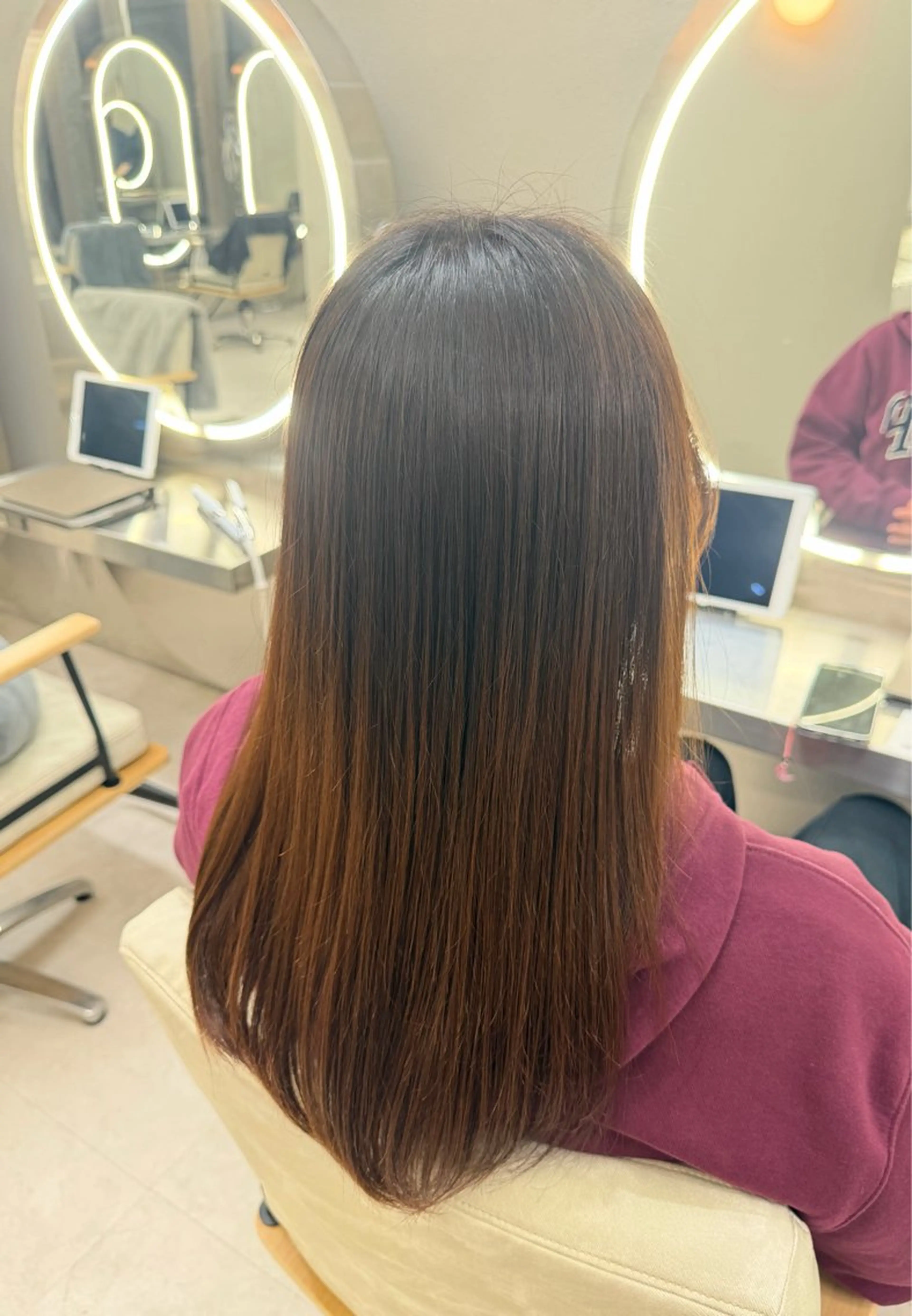 ロング 縮毛矯正 縮毛矯正 艶カラー♡ ゆうかのヘアスタイル