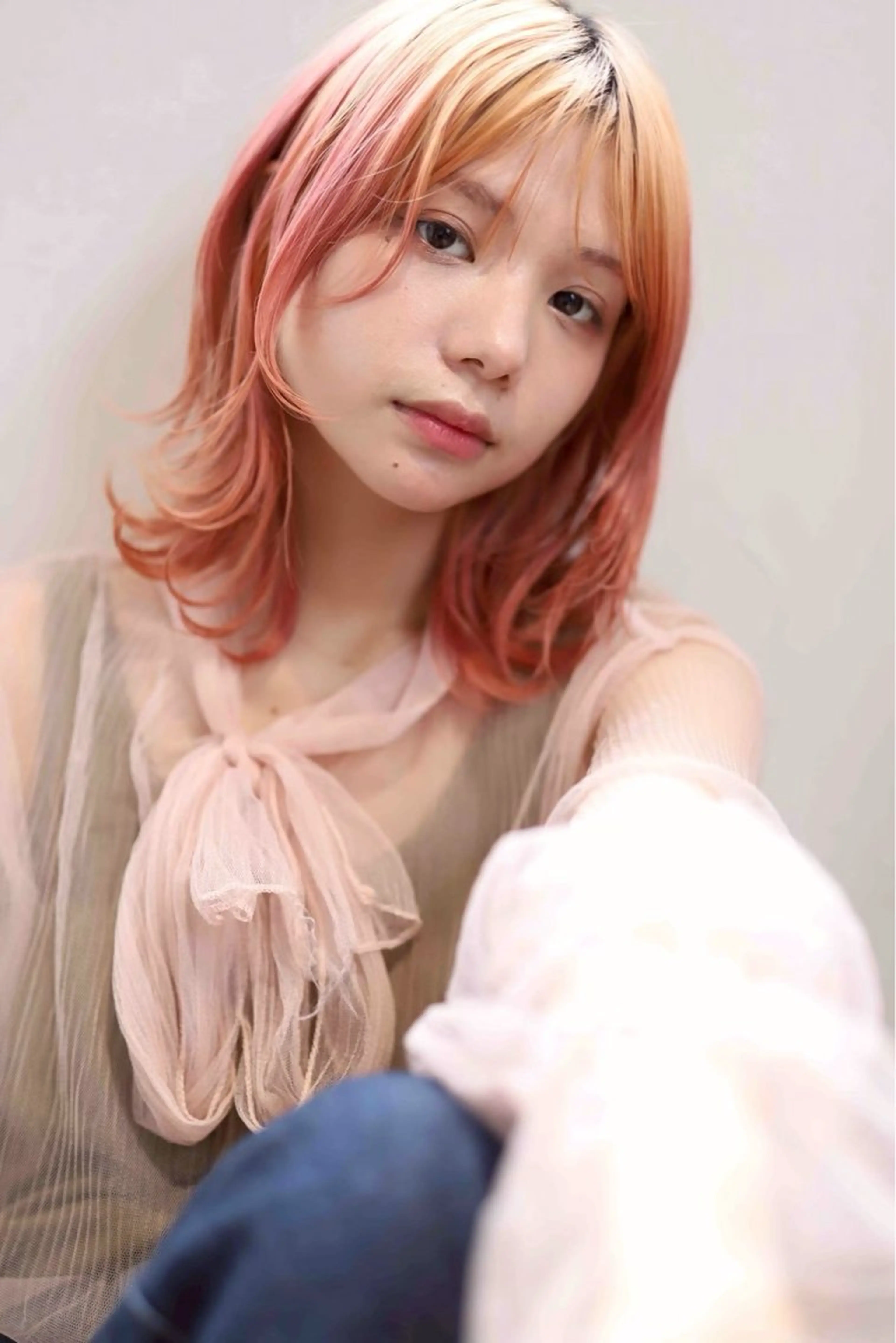 ミディアム 尾崎 優花のヘアスタイル