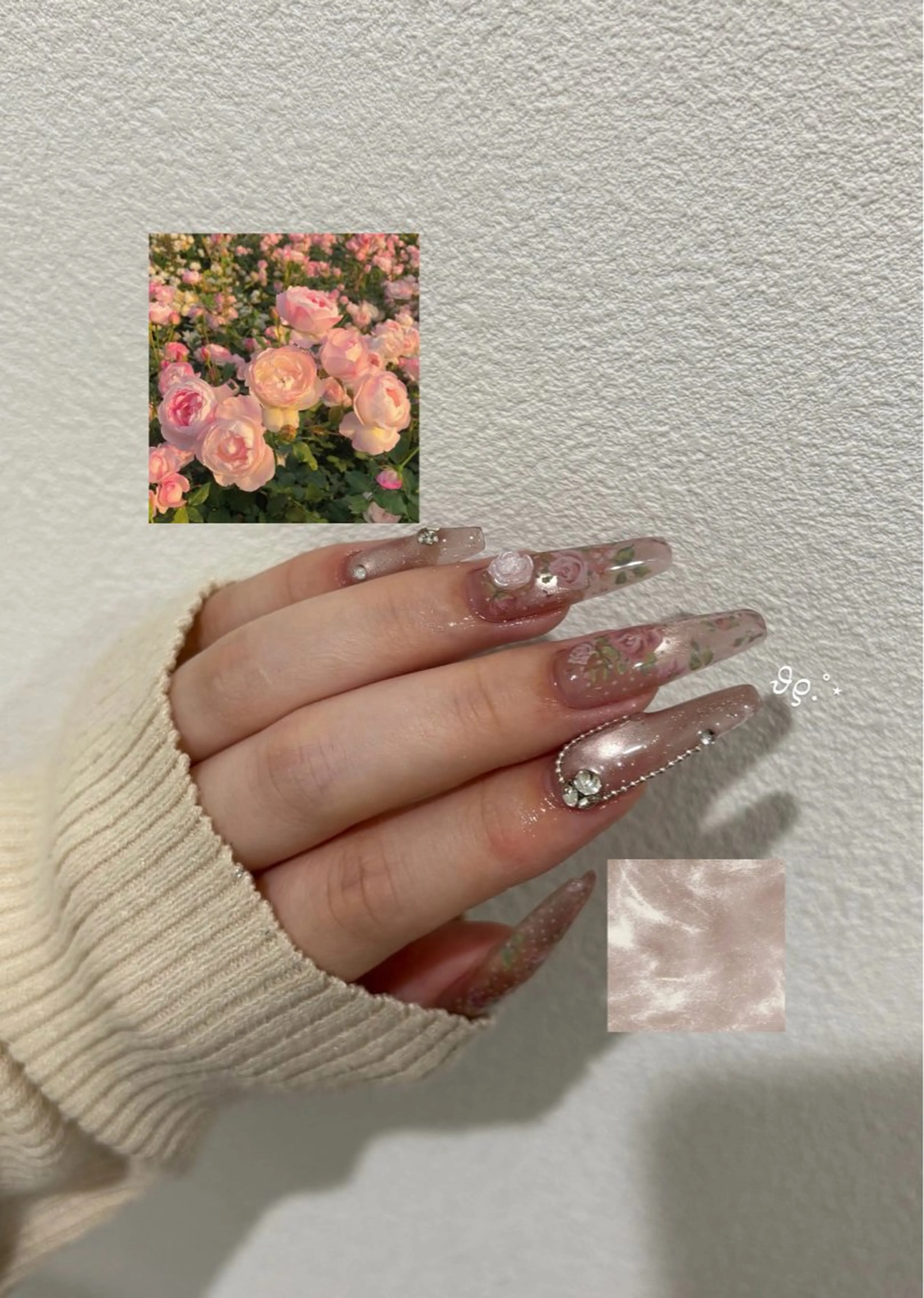 ネイル マグネットネイル ハンドネイル Mermaid nail/Erikaのネイルデザイン