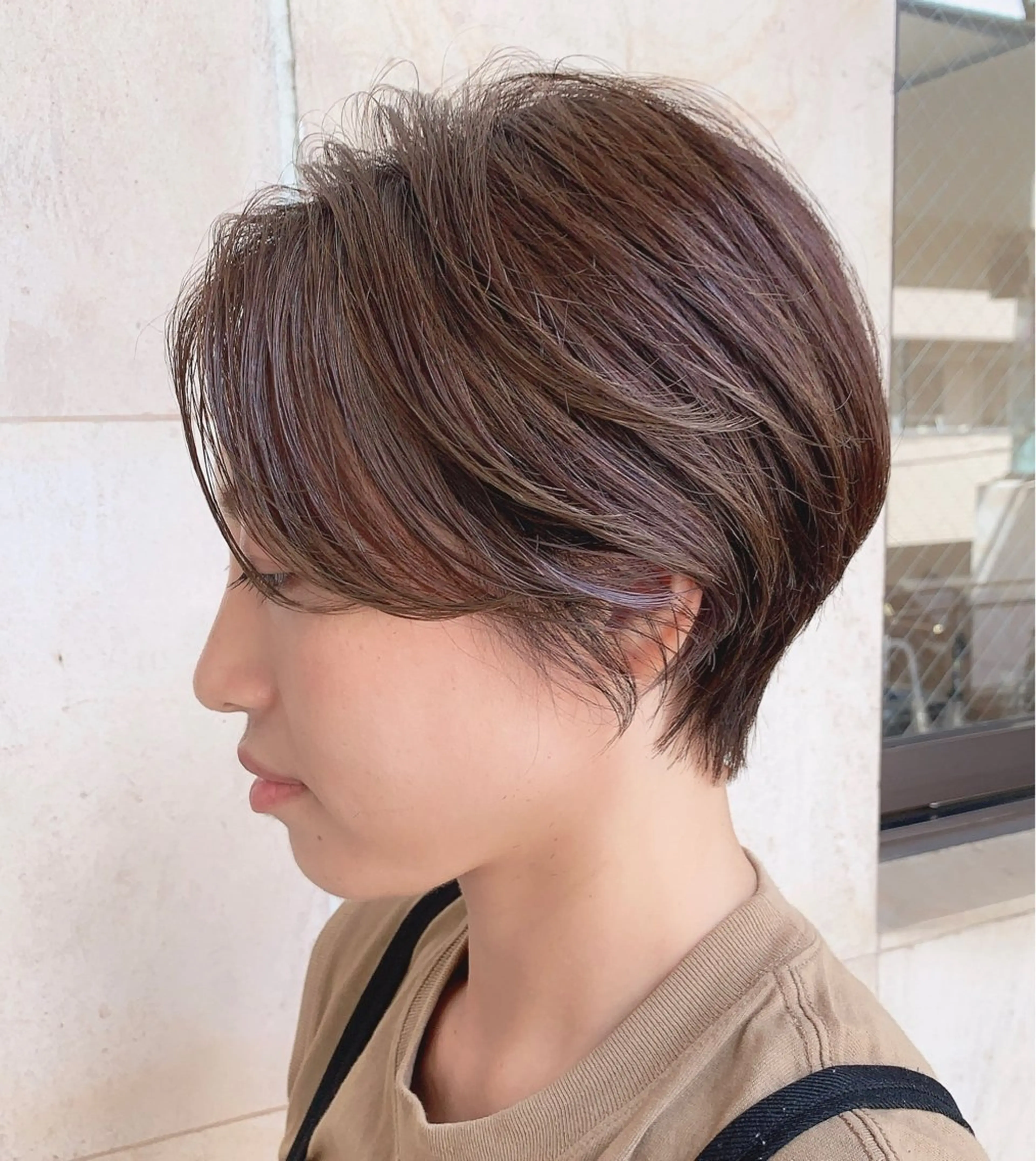 ショート カラー ミヤザキ タクトのヘアスタイル