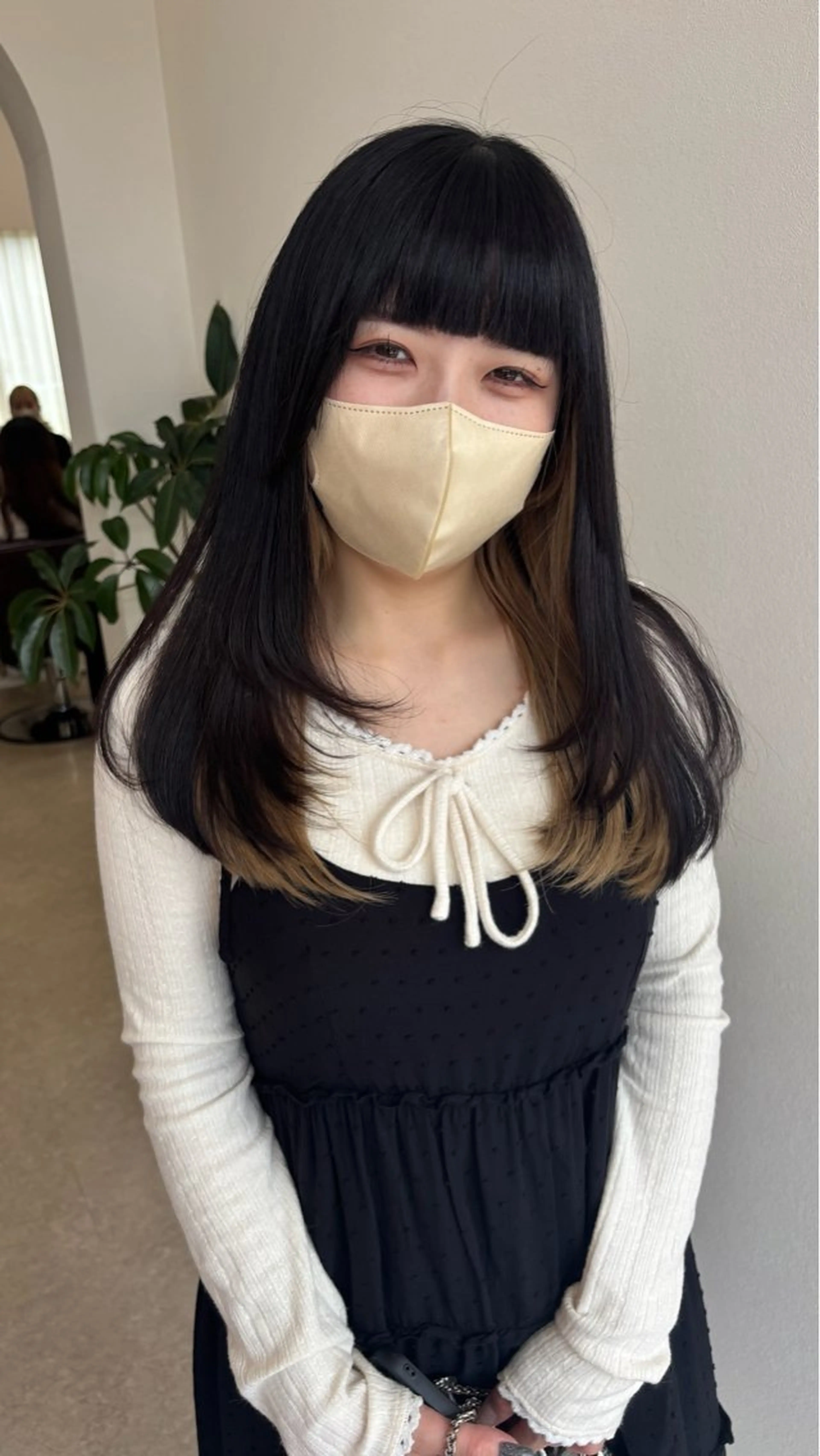 ロング ヘアアレンジ 能勢 莉里花のヘアスタイル