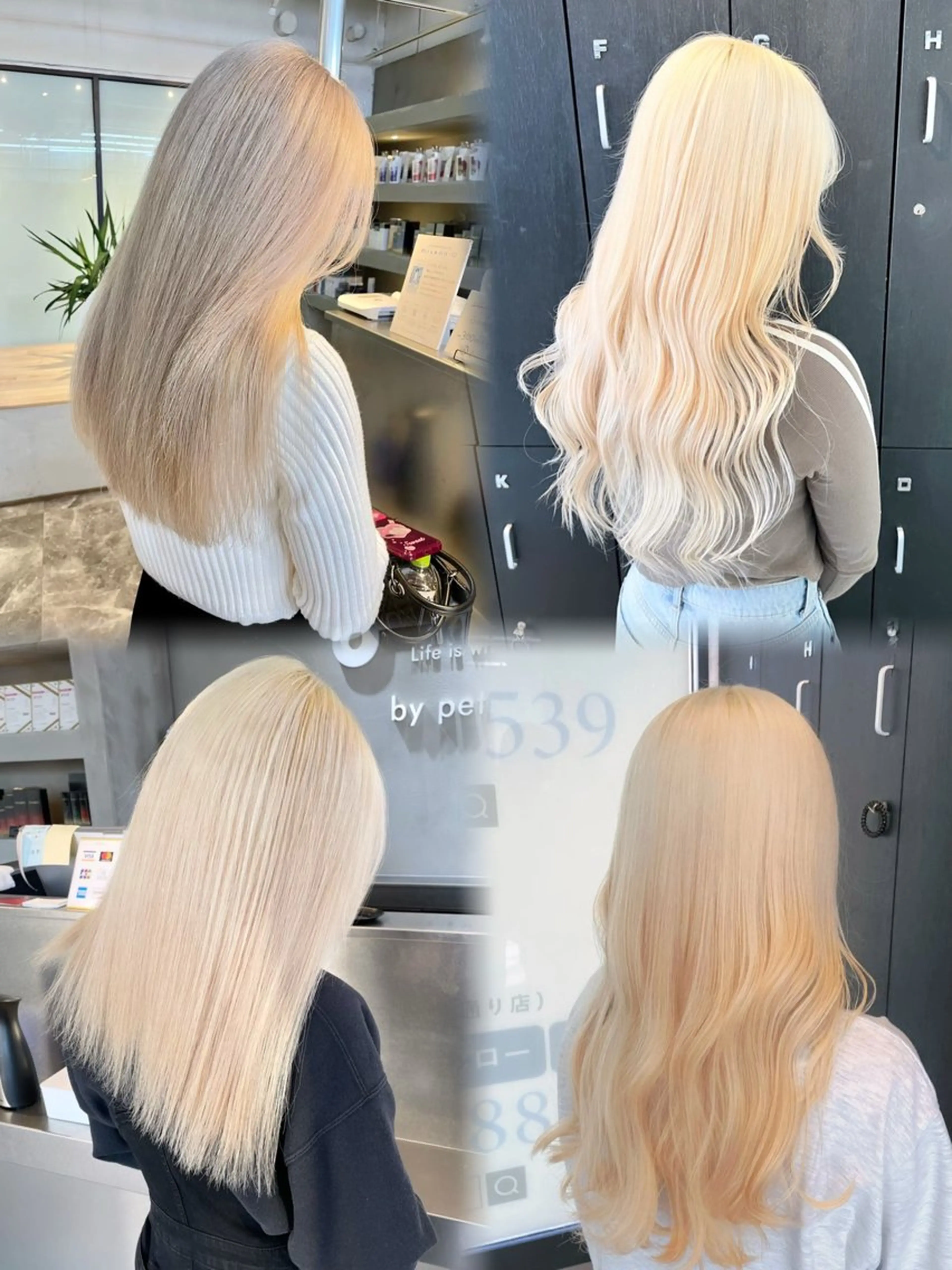 【ホワイトカラー✨】ブリーチ３回でつくるホワイト系や抜きっぱなしのカラー¥29590→¥19800の写真