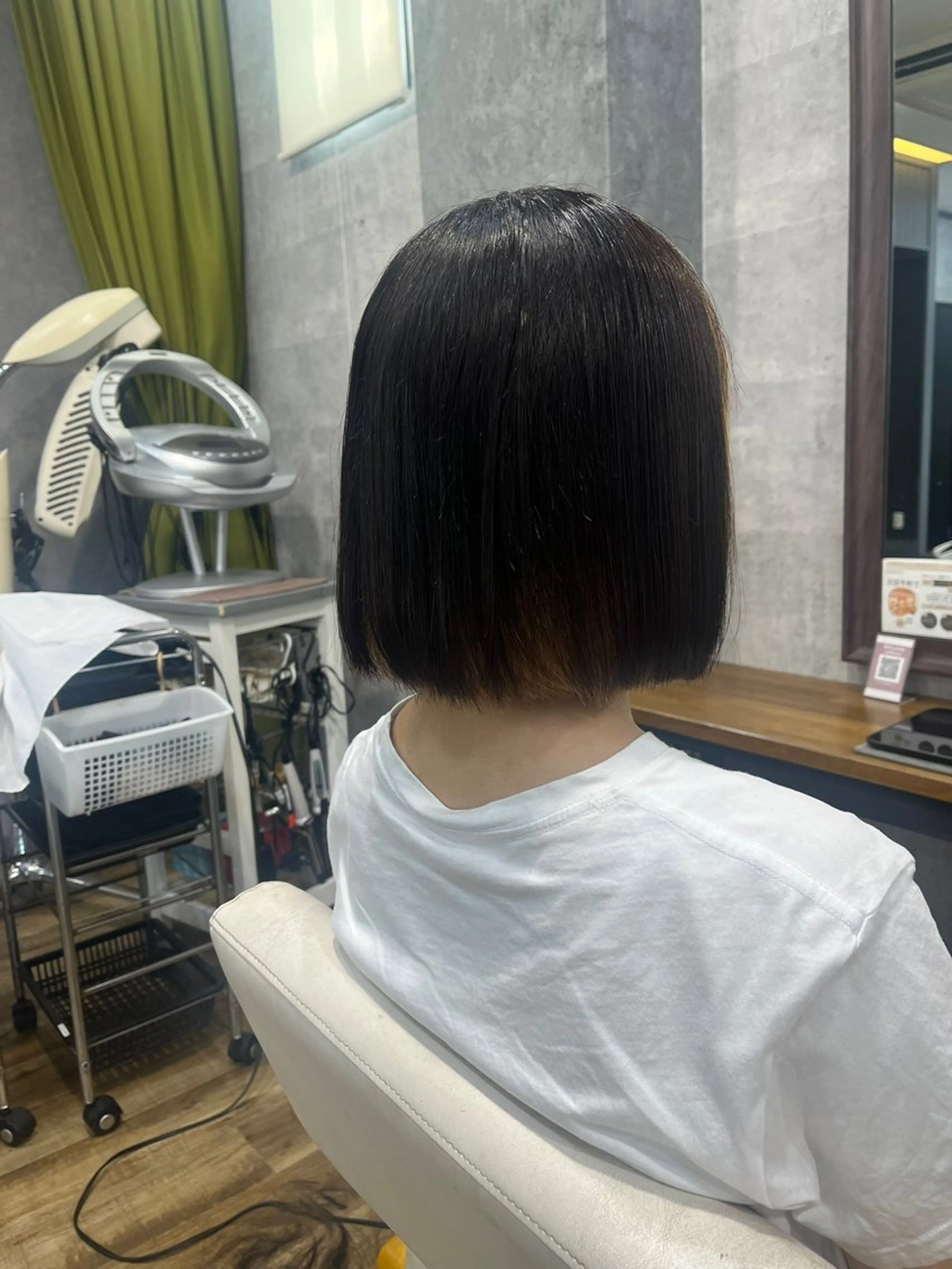 ショート カラー カット ヘアカラー 紫音 cutwells郡山のヘアスタイル