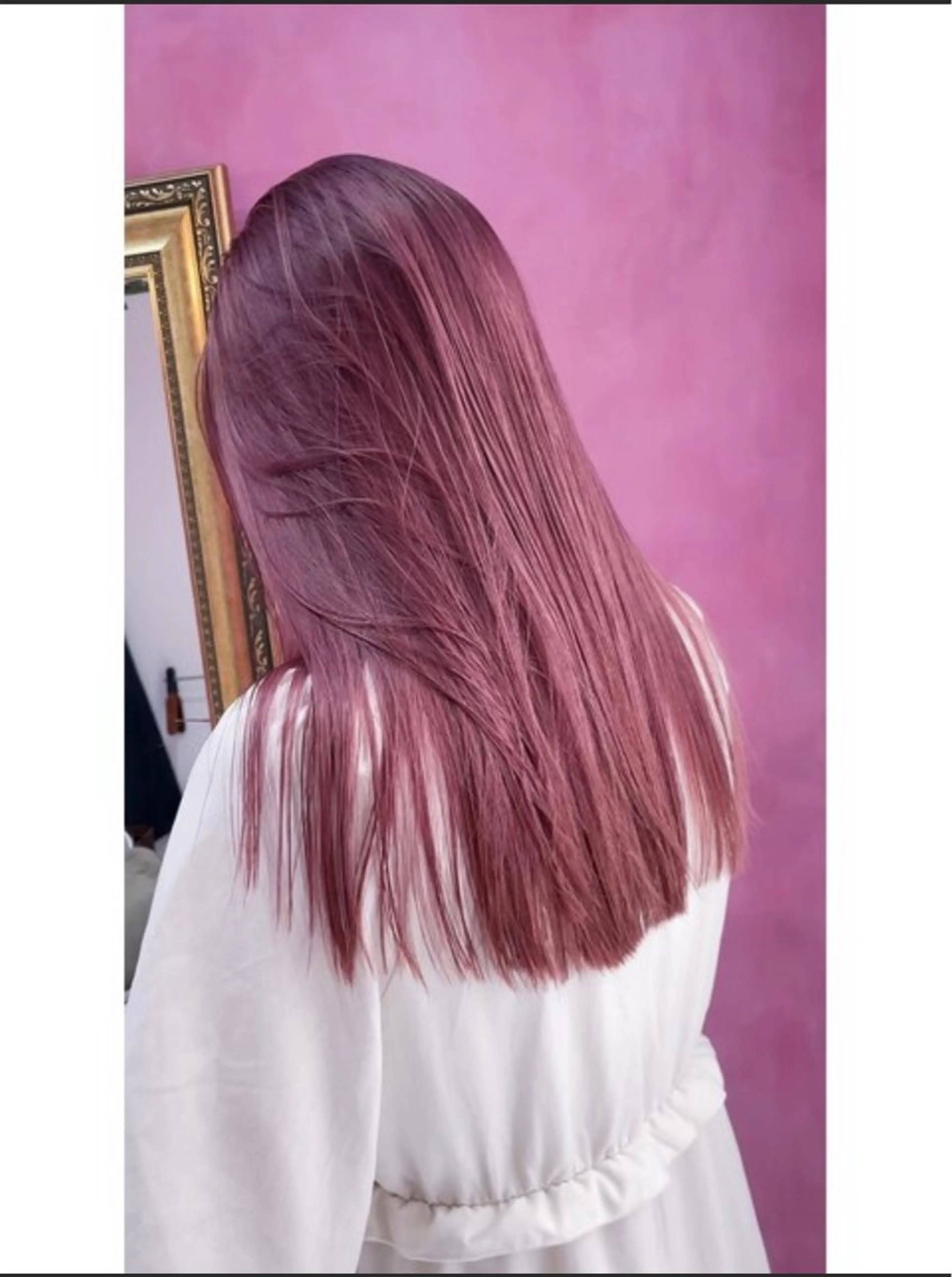 カラー ダブルカラー ピンクカラー FEMMEAREA☆ Amiのヘアスタイル