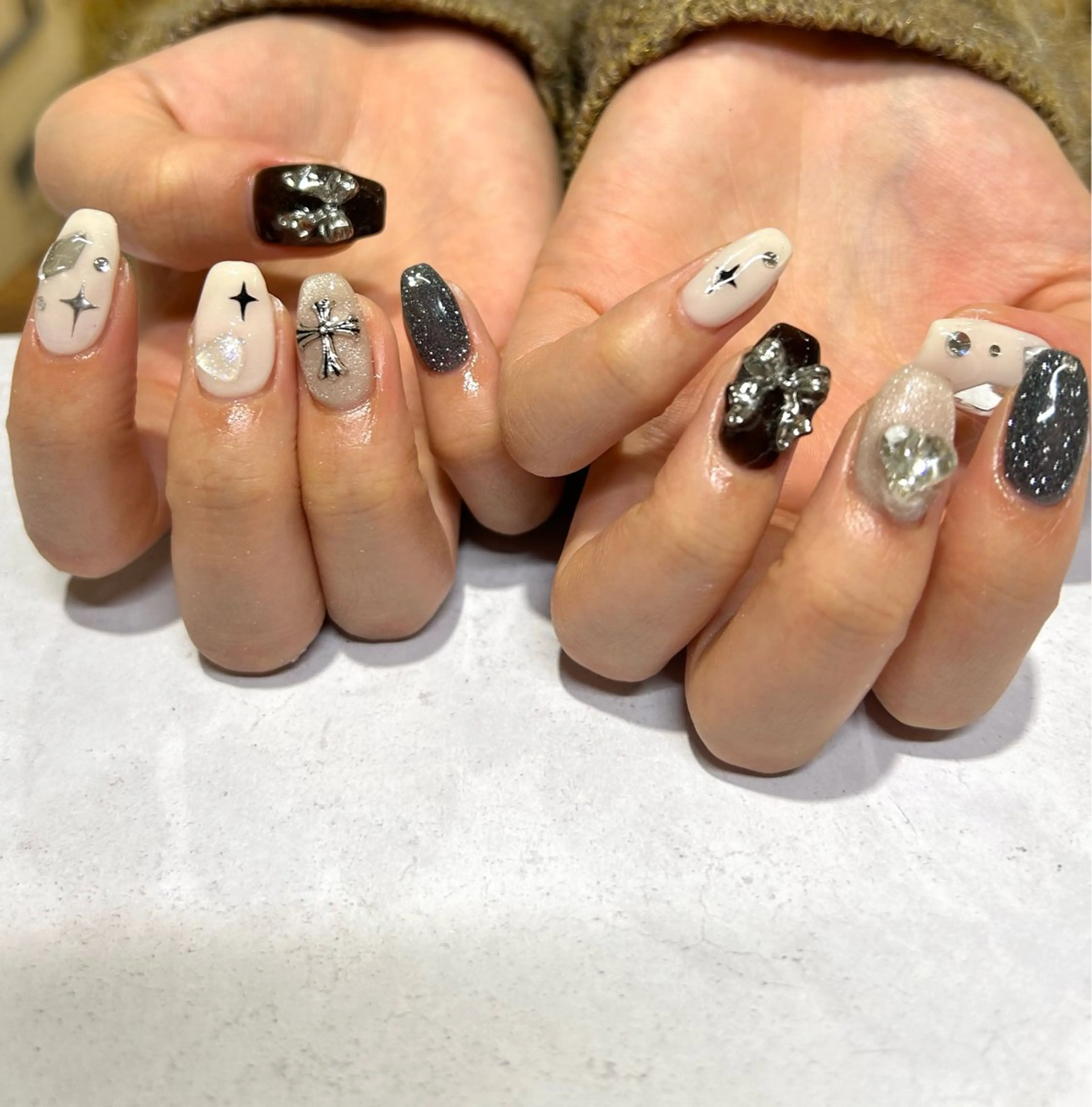 ネイル アートネイル ハンドネイル 福田 麻耶のネイルデザイン