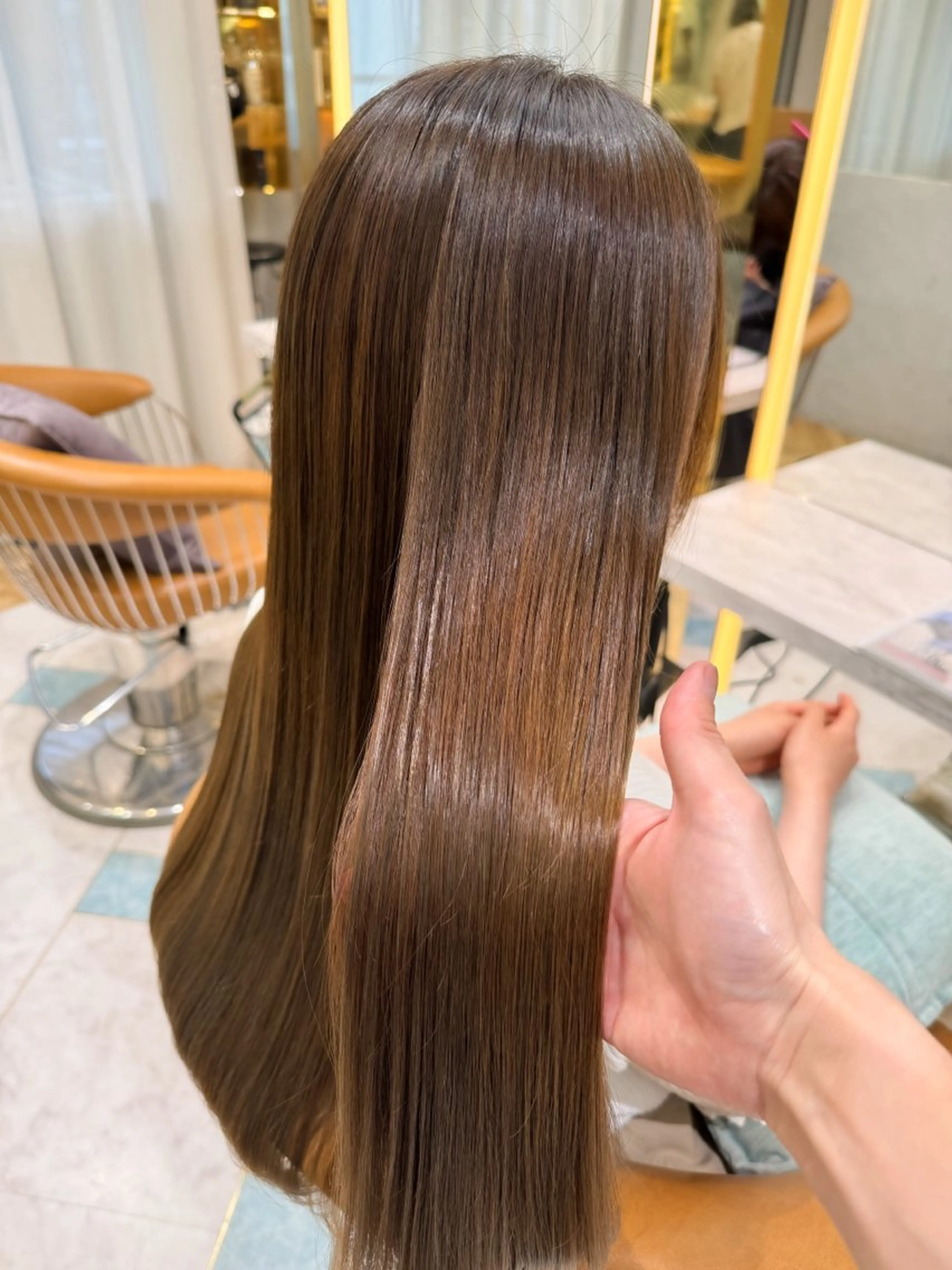 ロング パーマ カット 縮毛矯正 トリートメント 髪質改善/縮毛矯正/ ボブ/店長/水野拓也のヘアスタイル