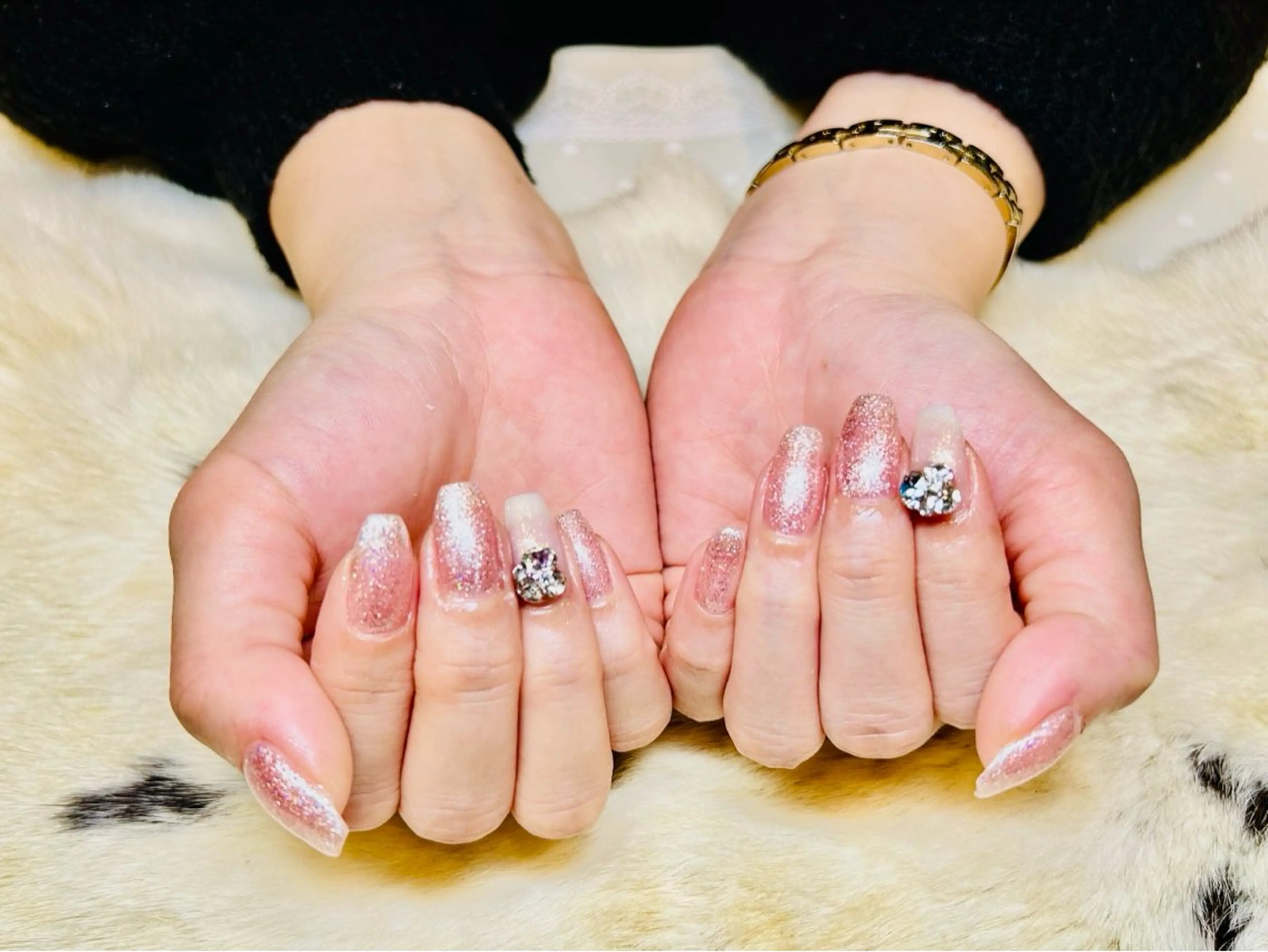 ネイル ハンドネイル Horie 雪のネイルデザイン