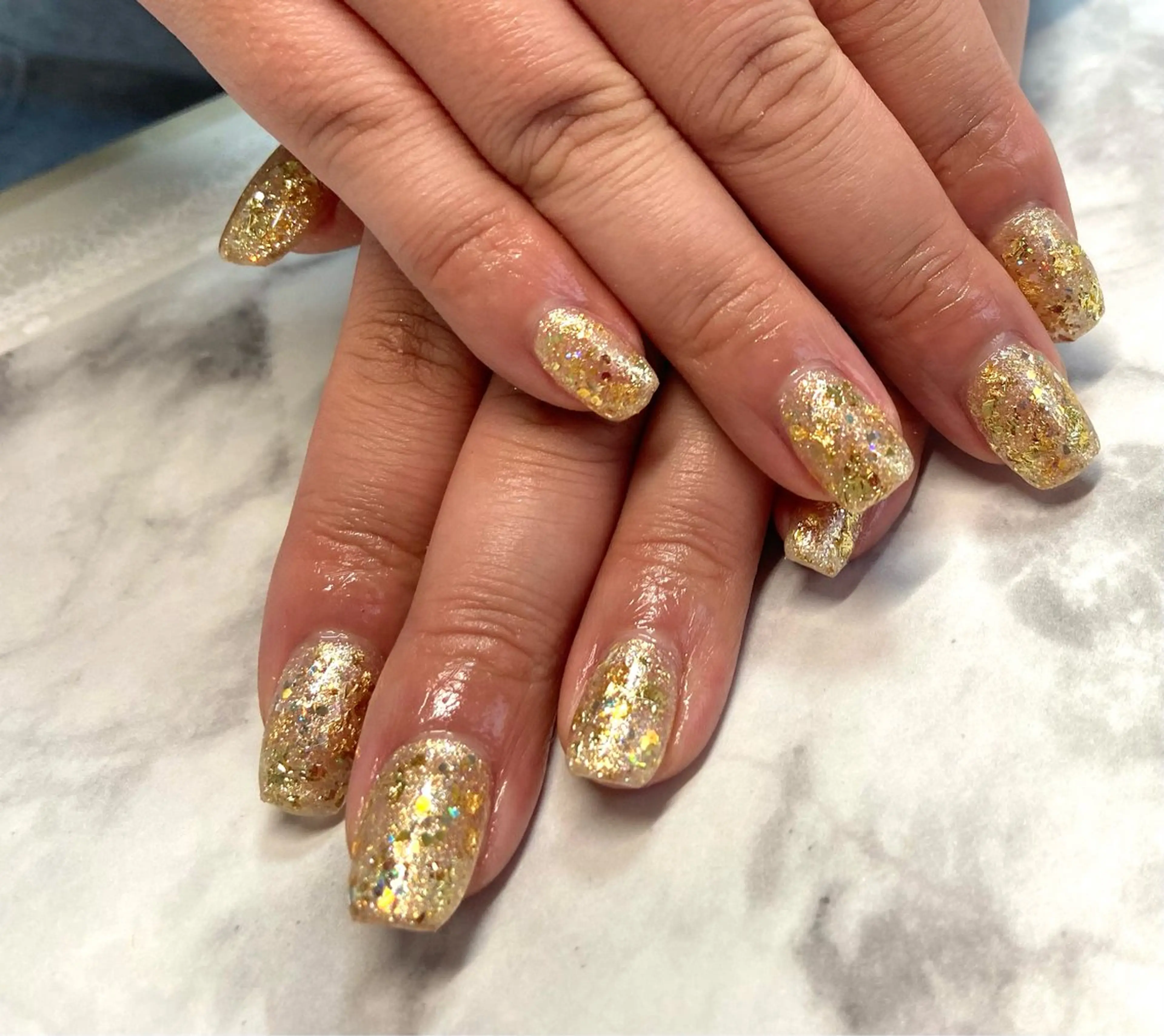 ネイル ラメ(グリッター) ワンカラーネイル nail salon -TOIRO-所属・-TOIRO- Eriのネイルデザイン