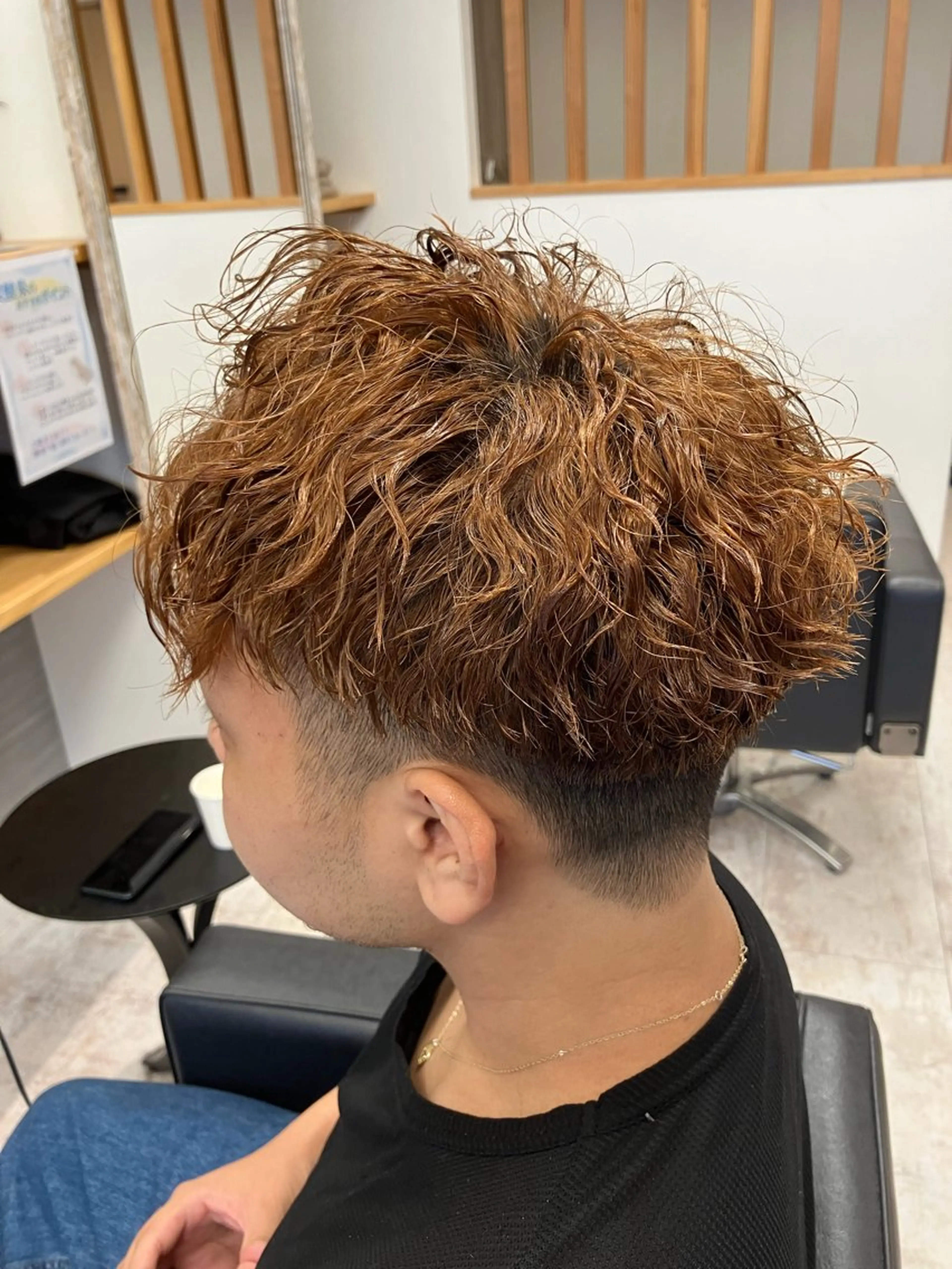 パーマ メンズ カット パーマ メンズ特化/パーマ/ フェードWATARUのヘアスタイル