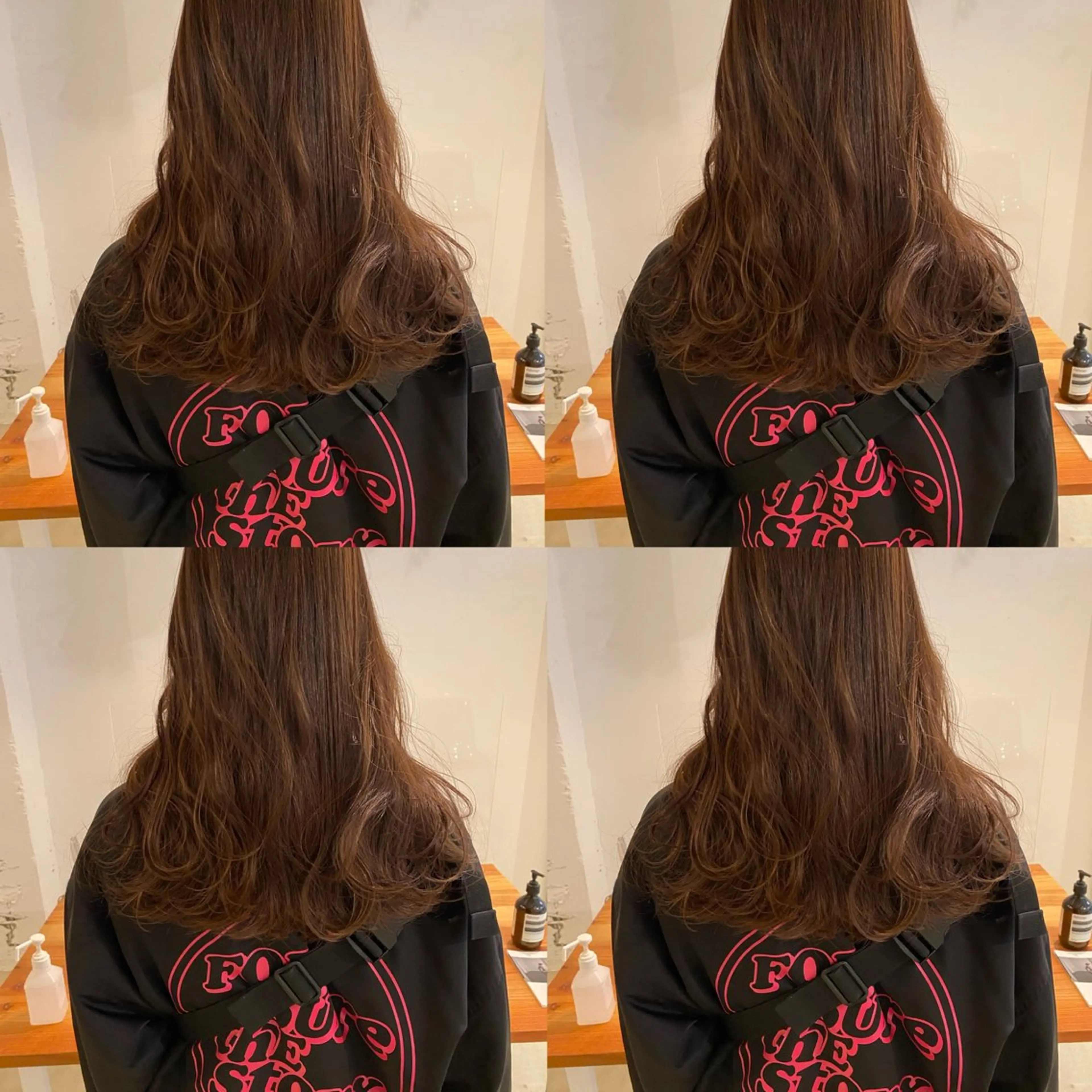 セミロング カラー レイヤーカット ローレイヤー カット ヘアカラー Zina‎ 🤍 AYAのヘアスタイル