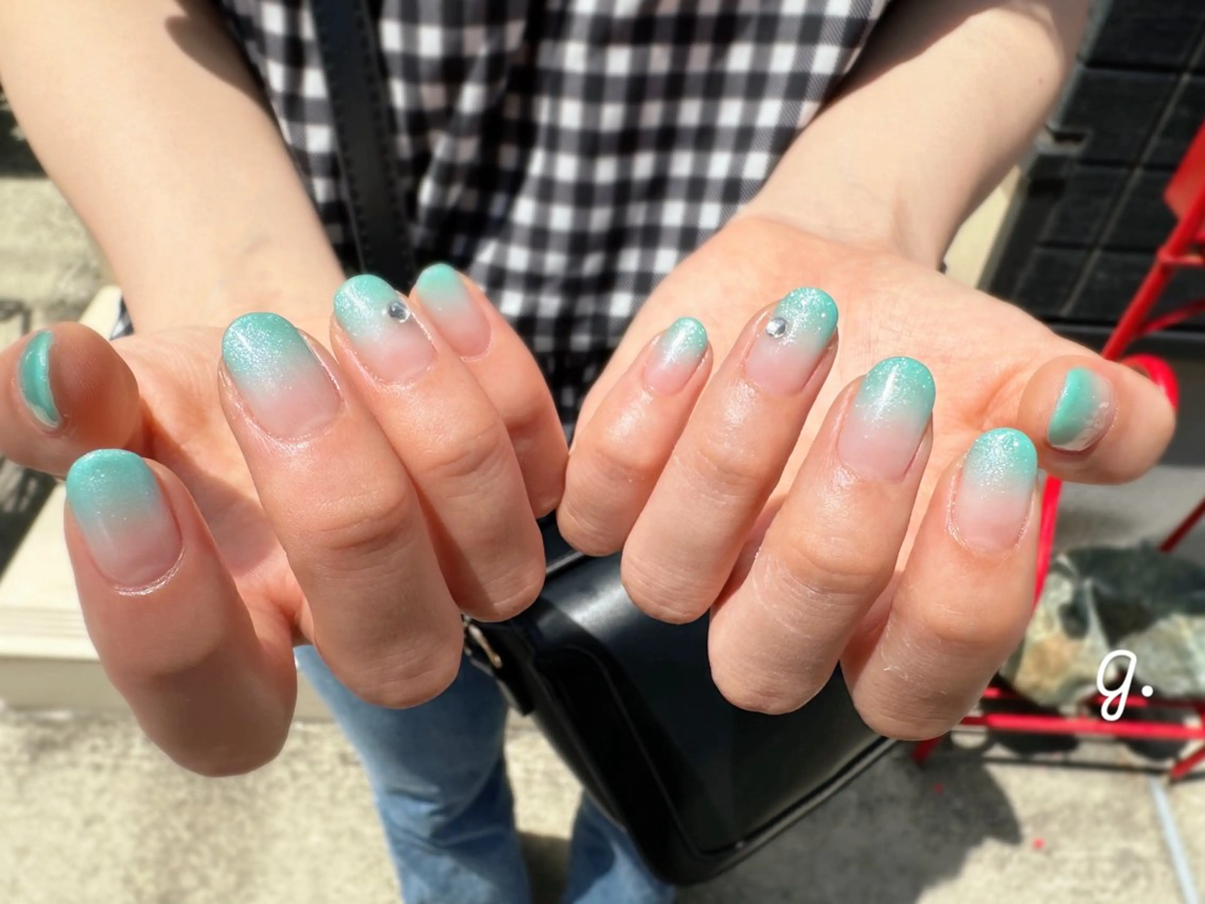 ネイル ストーンネイル ハンドネイル cutstudiog .saekoのネイルデザイン