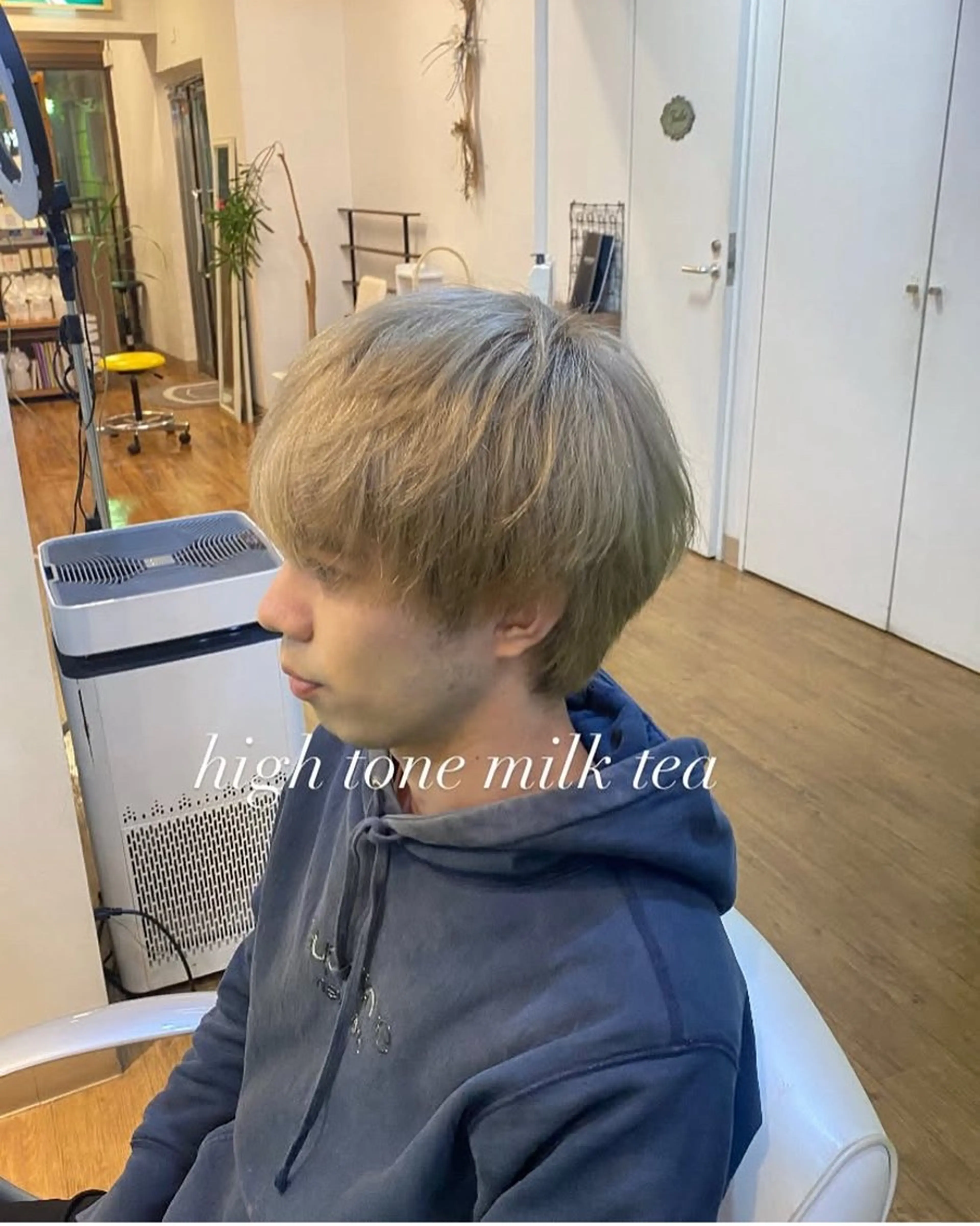 カラー ヘアアレンジ メンズ ヘアカラー 大塚メンズカット エシカル🌱松原大将のヘアスタイル