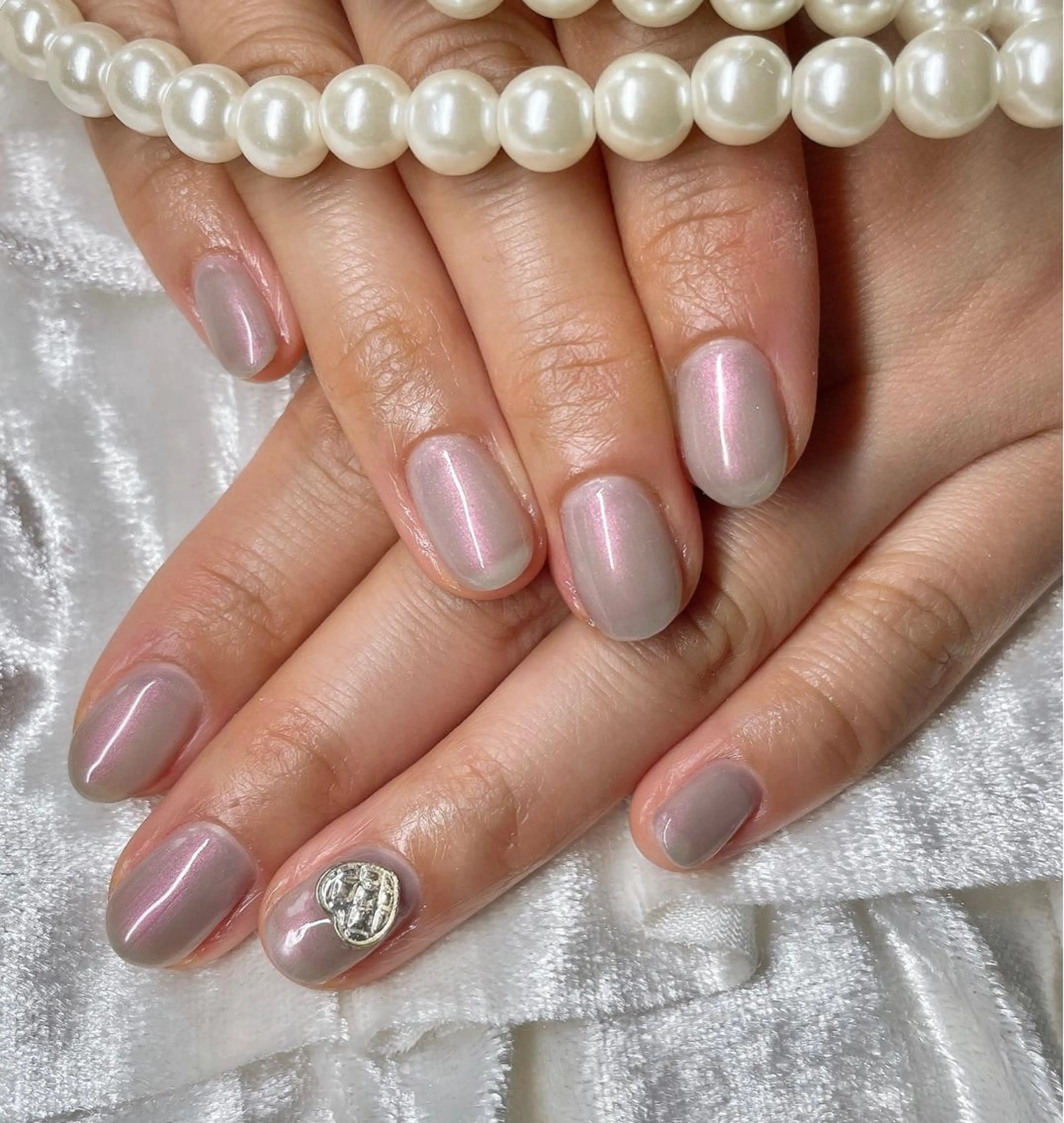 ネイル ワンカラーネイル ハンドネイル 遠藤 唯菜のネイルデザイン