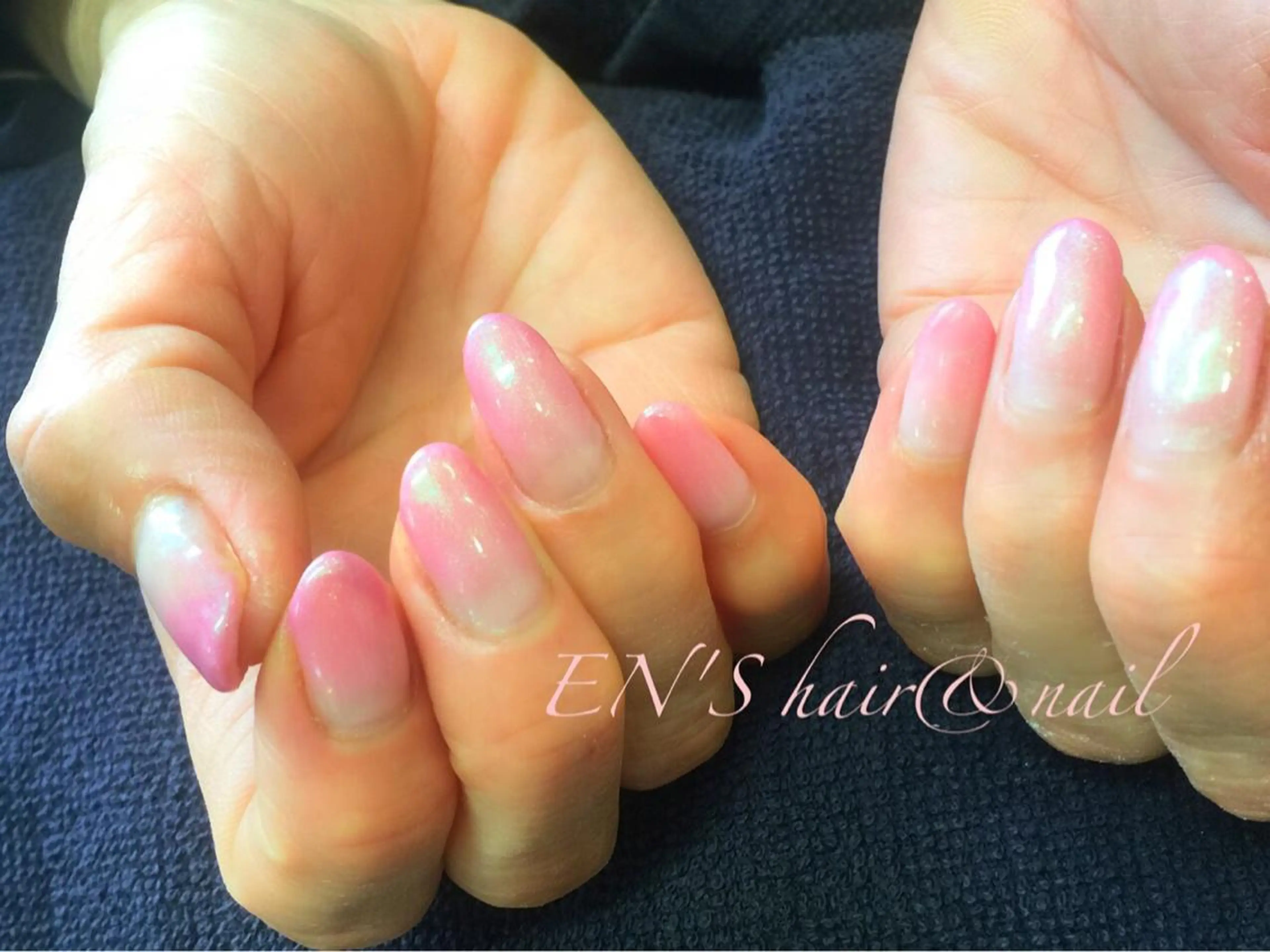 ネイル グラデーション フルリール 【プライベートサロンのネイルデザイン