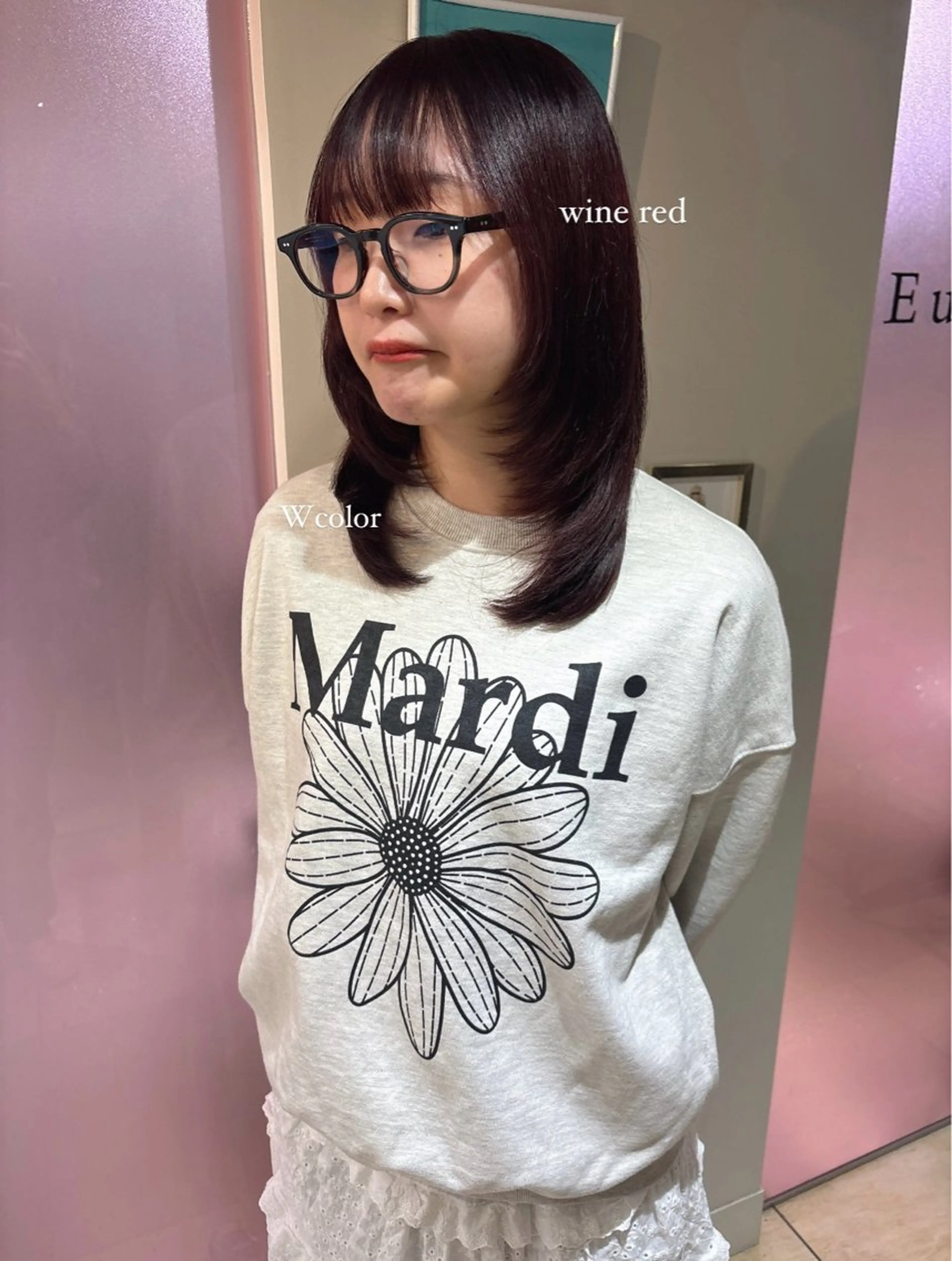 セミロング ヘアカラー トリートメント カットモデル募集中/ 暖色/NOA🤎💭のヘアスタイル