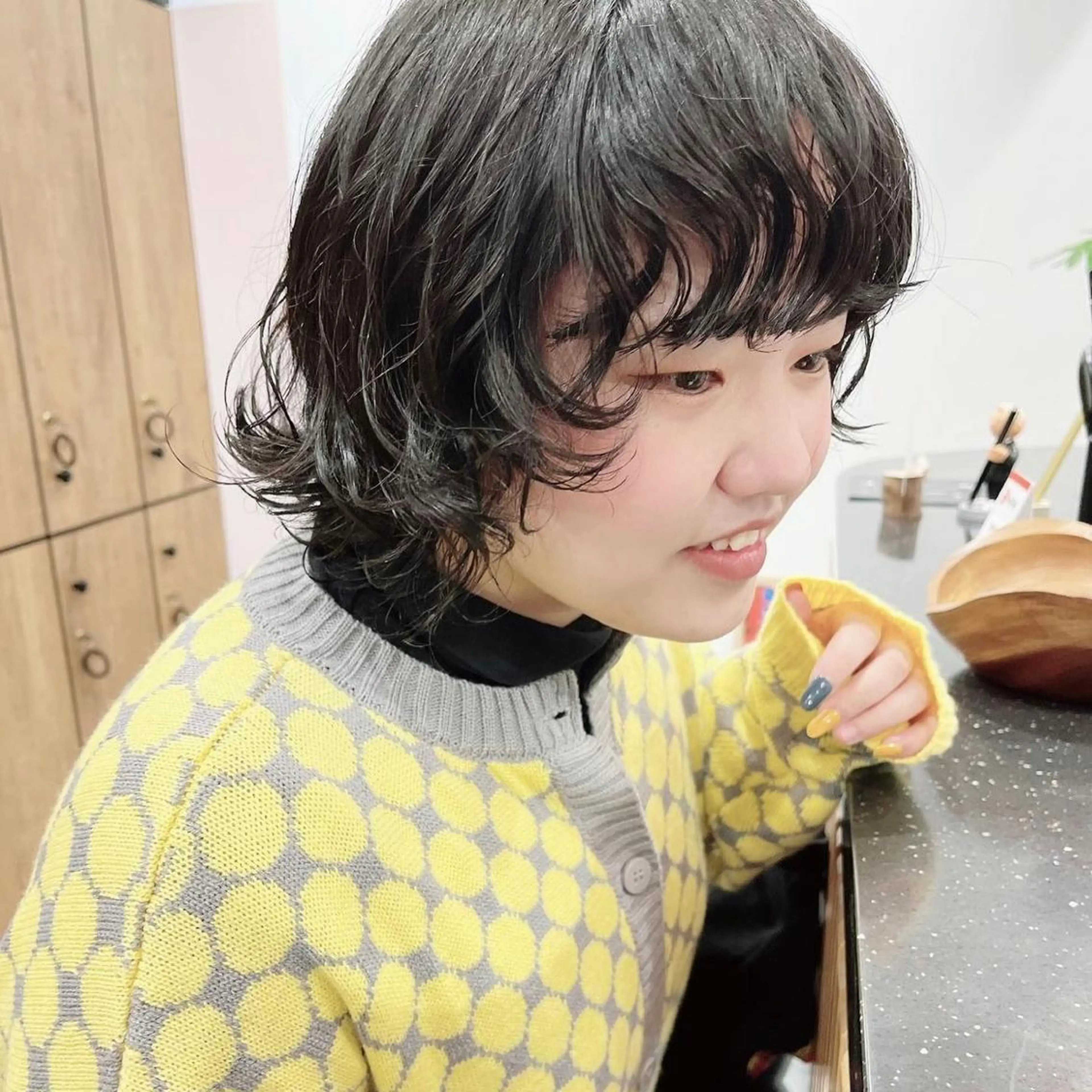 バングカット+似合わせ前髪パーマ🤍✂︎の写真