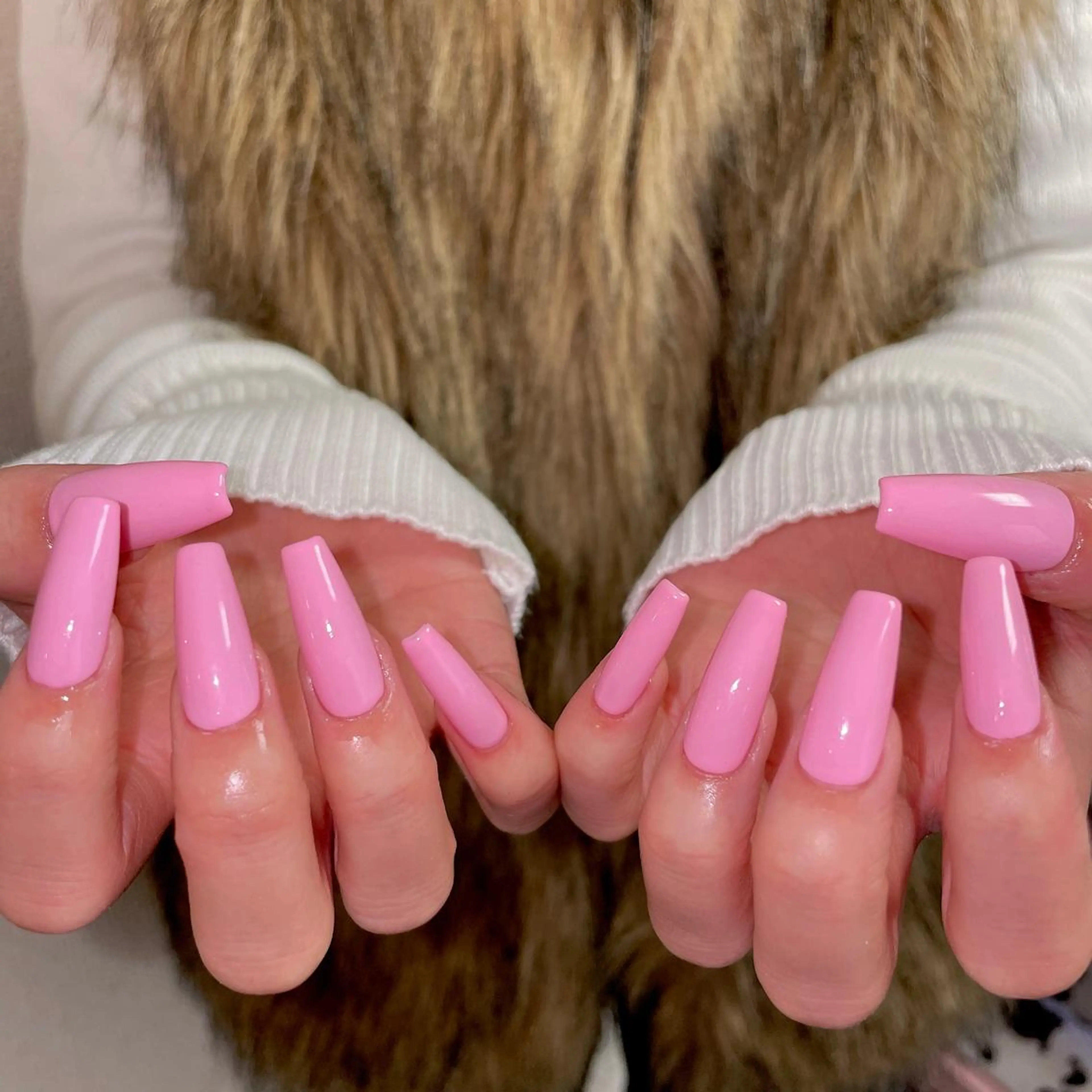 【ご新規】長さだし10本💅🏼ワンカラー🍒の写真