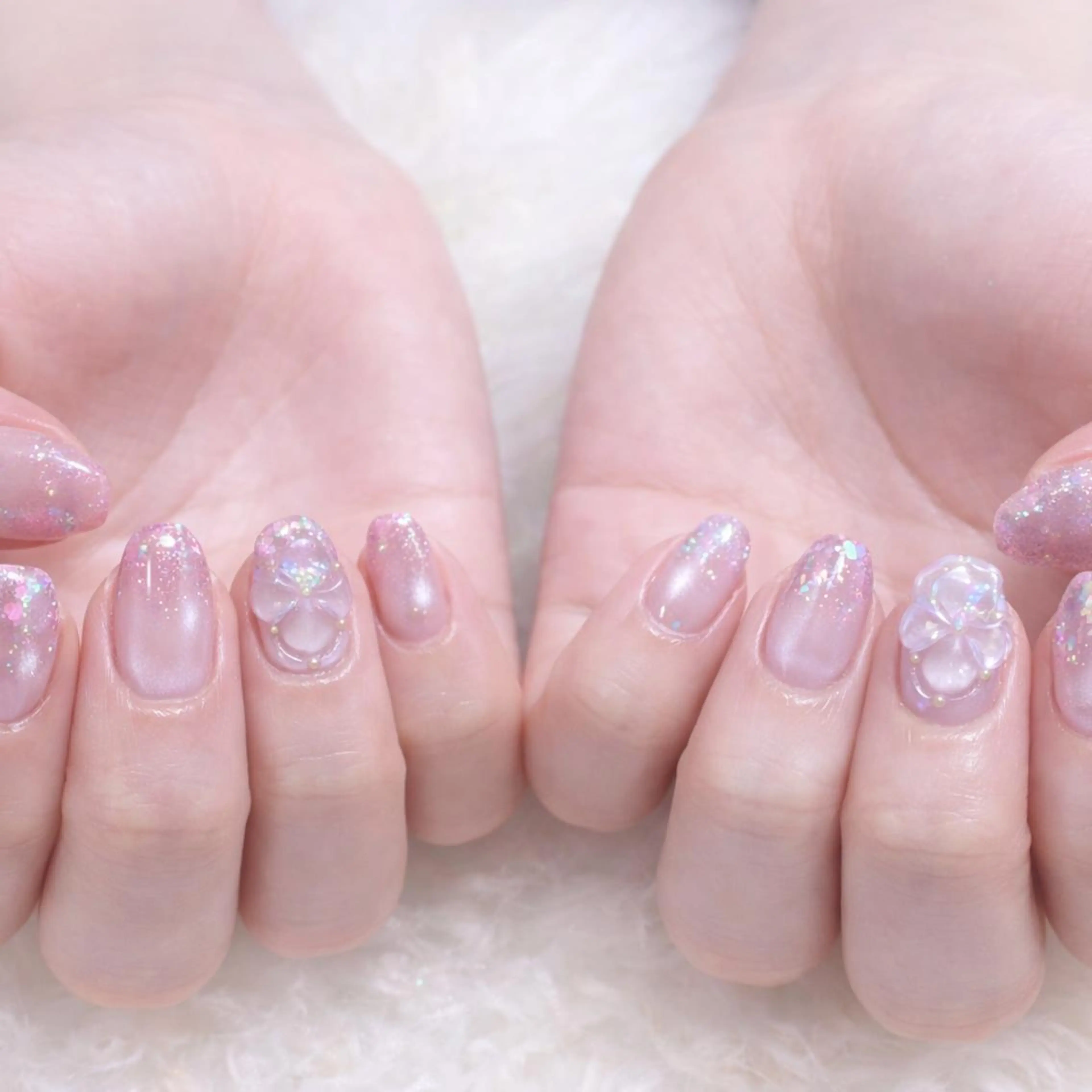 ネイル フラワーネイル ハンドネイル Miku. Nのネイルデザイン