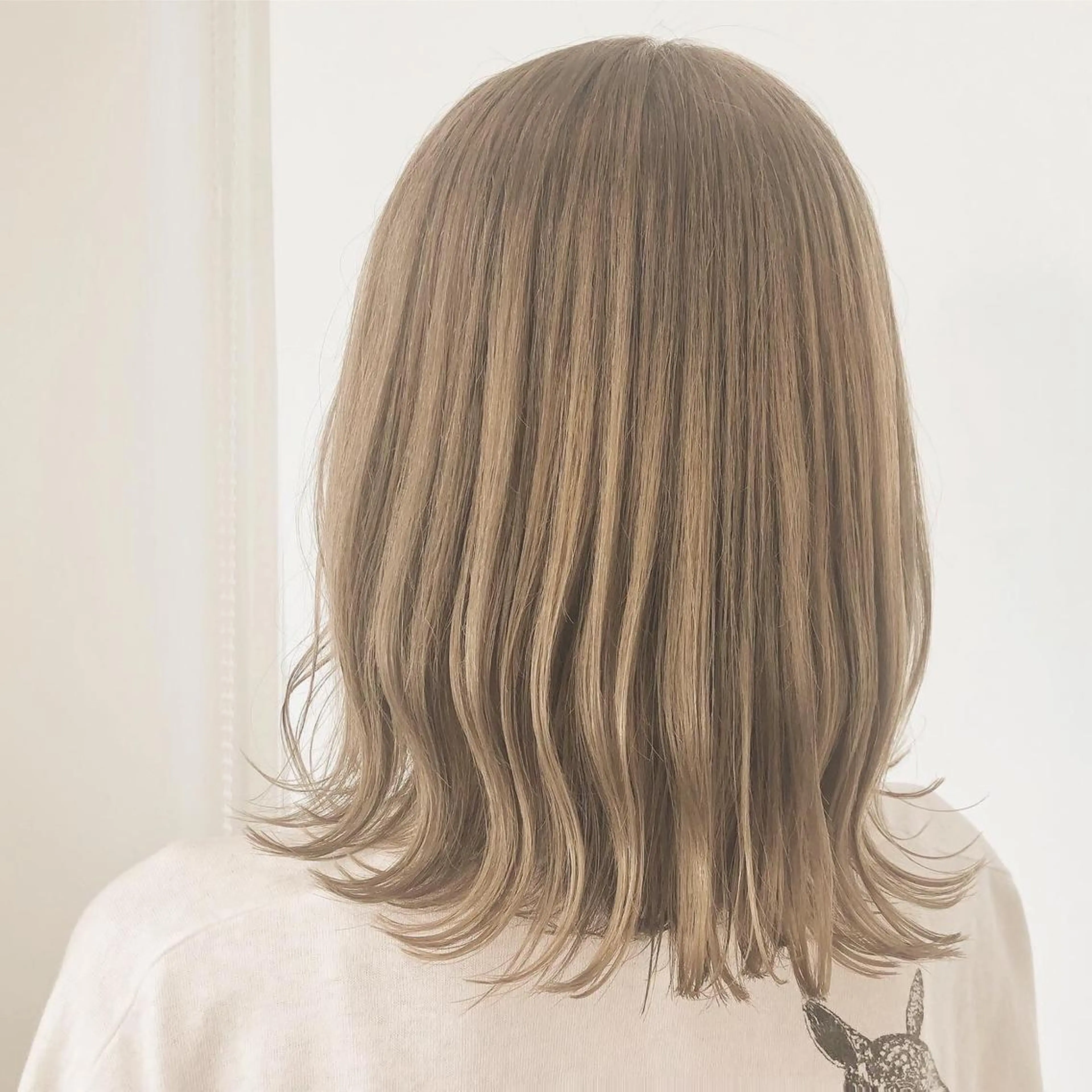 ミディアム ヘアカラー sano sayakaのヘアスタイル