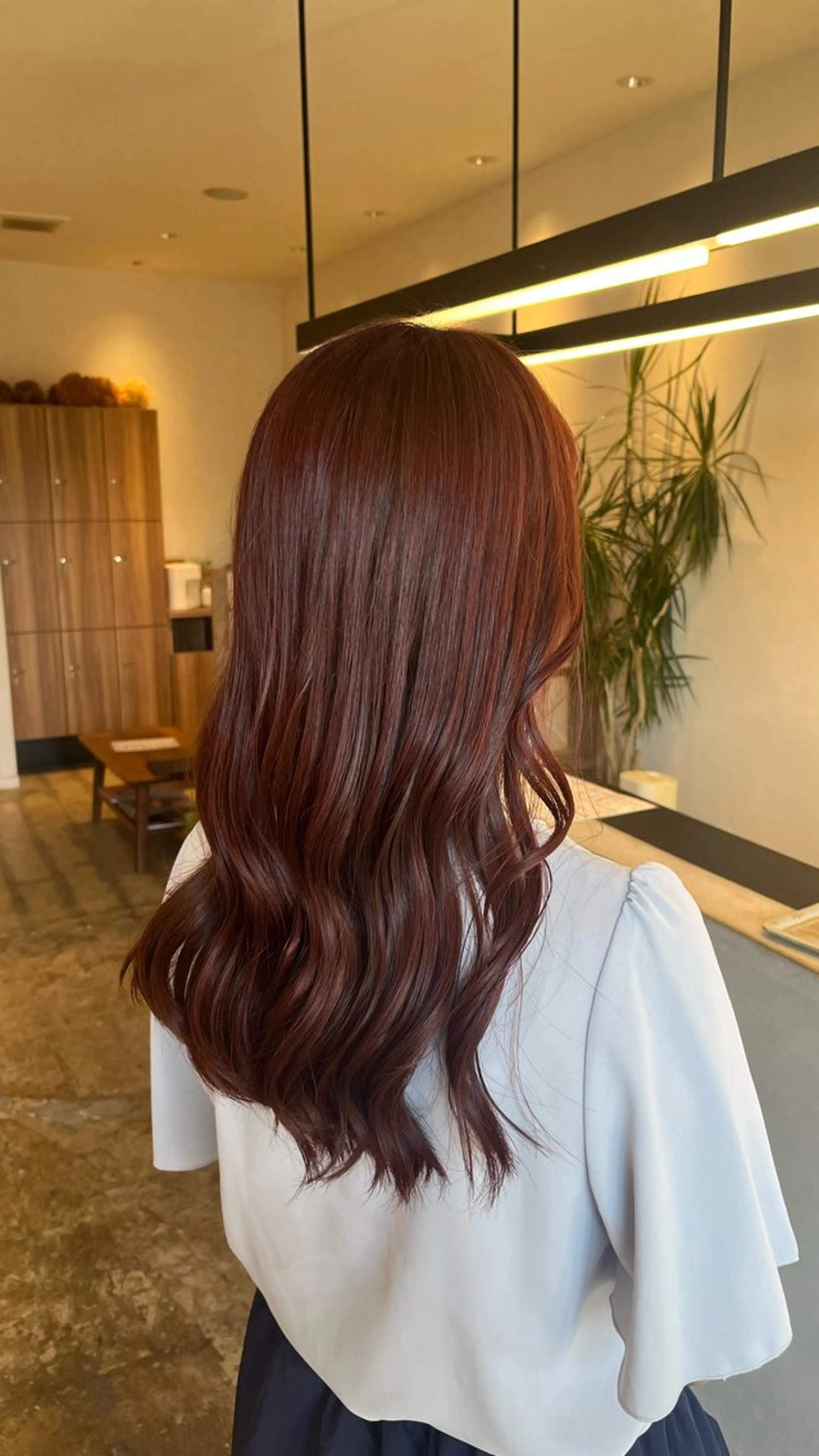 カラー 坂下 かのんのヘアスタイル