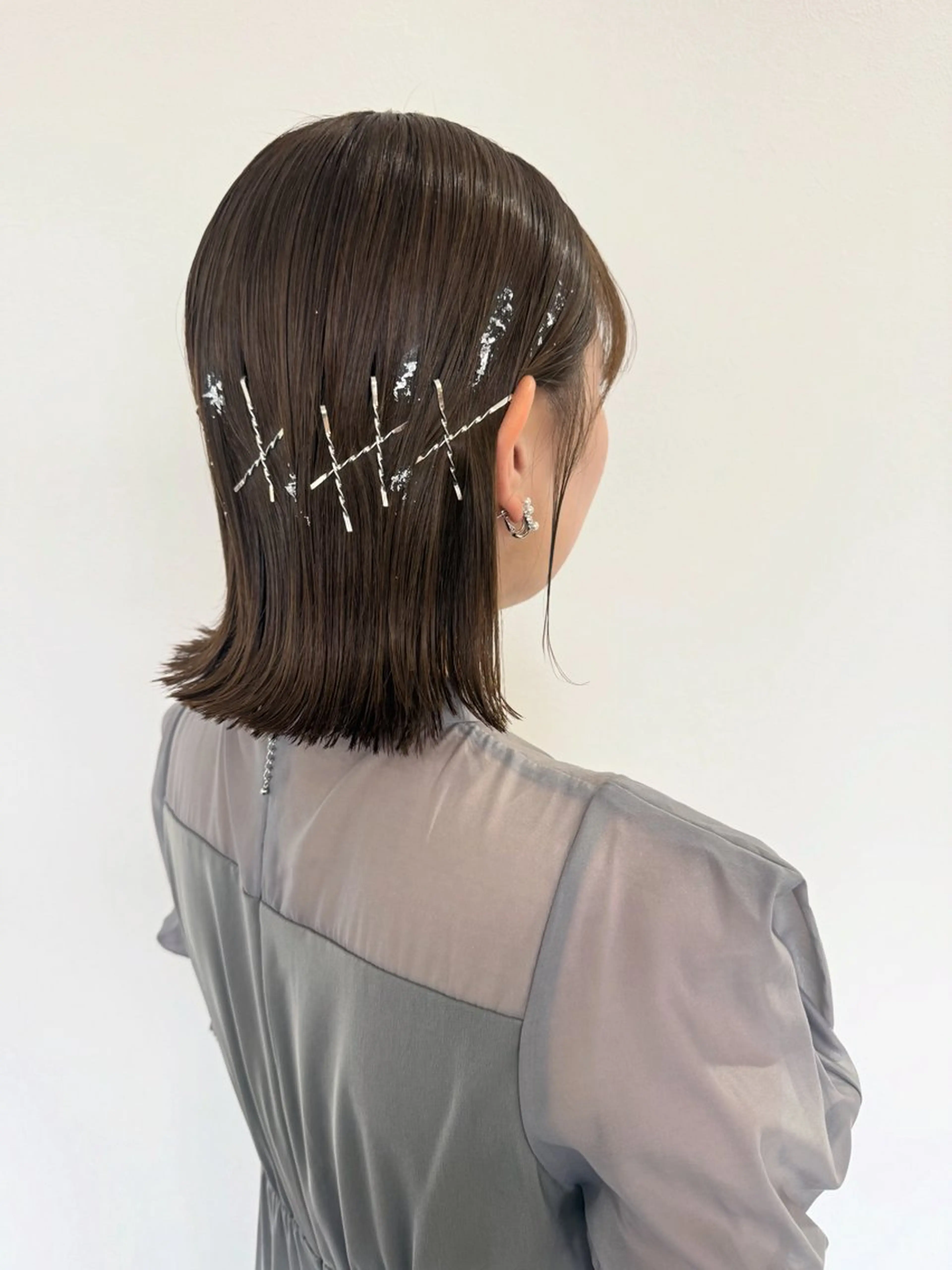 ミディアム ヘアアレンジ 陰山 友咲のヘアスタイル