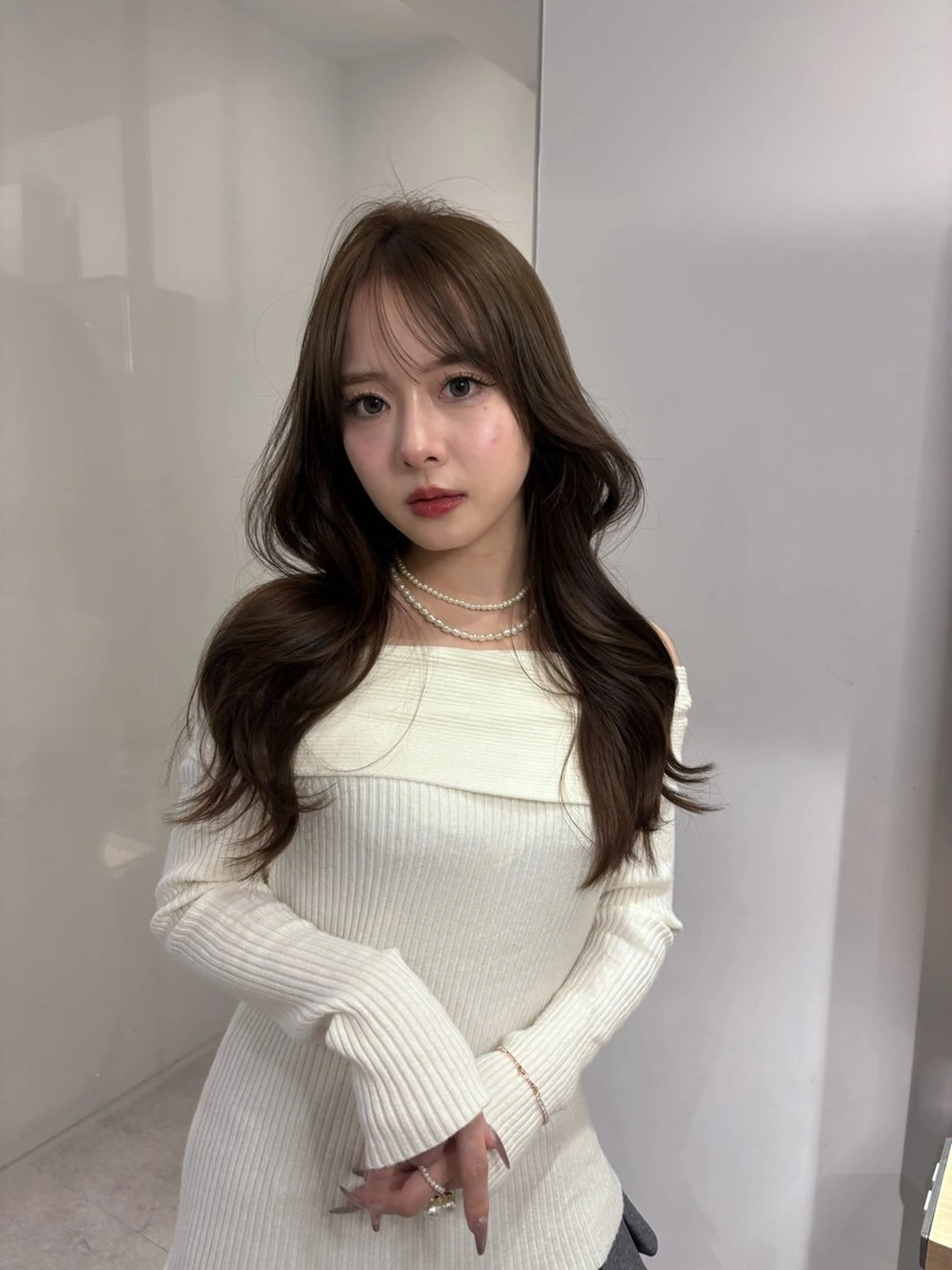 ロング 透明感/韓国ヘア/ miyu 🎀のヘアスタイル