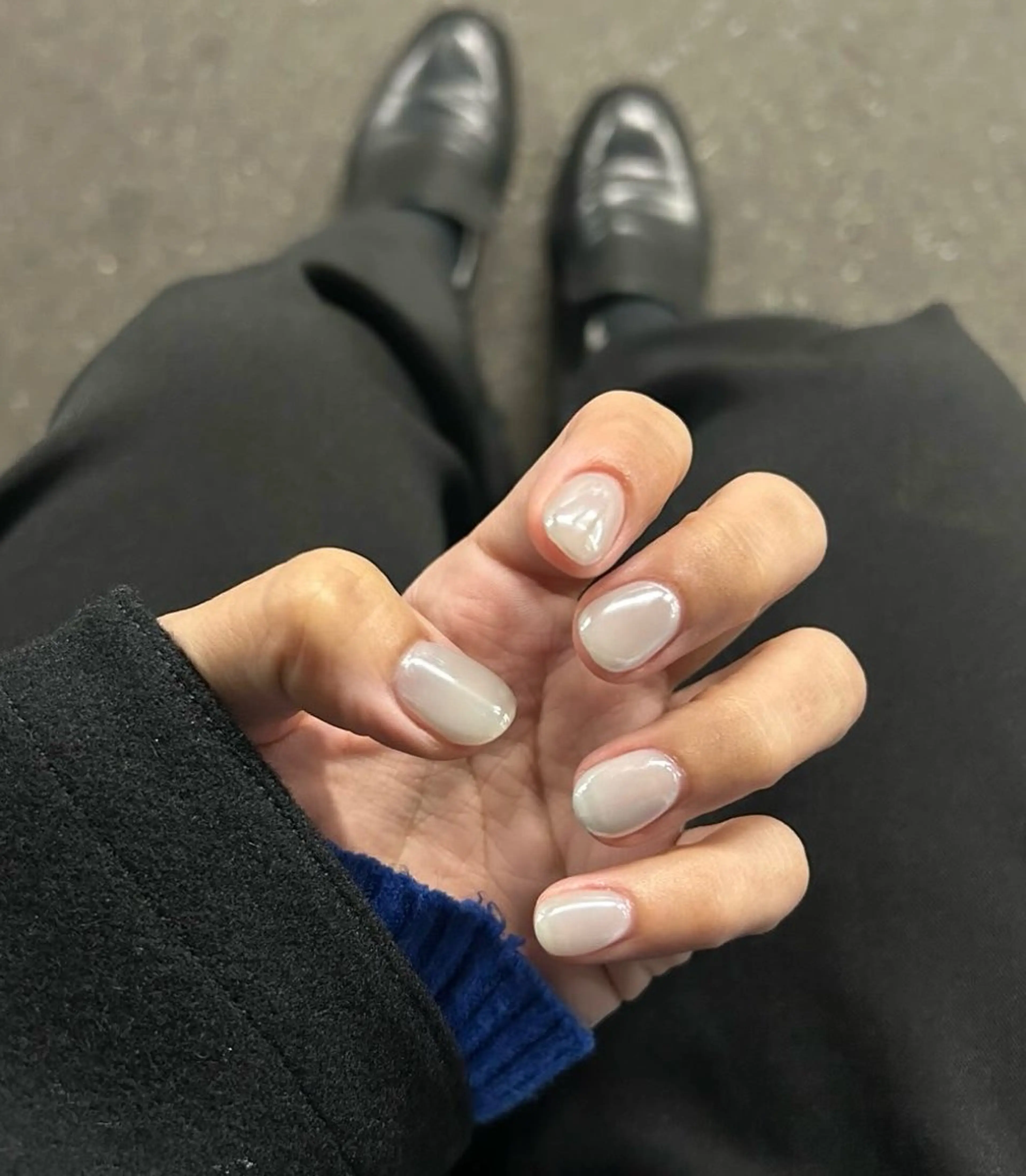 【ハンド】ミラーネイルの写真