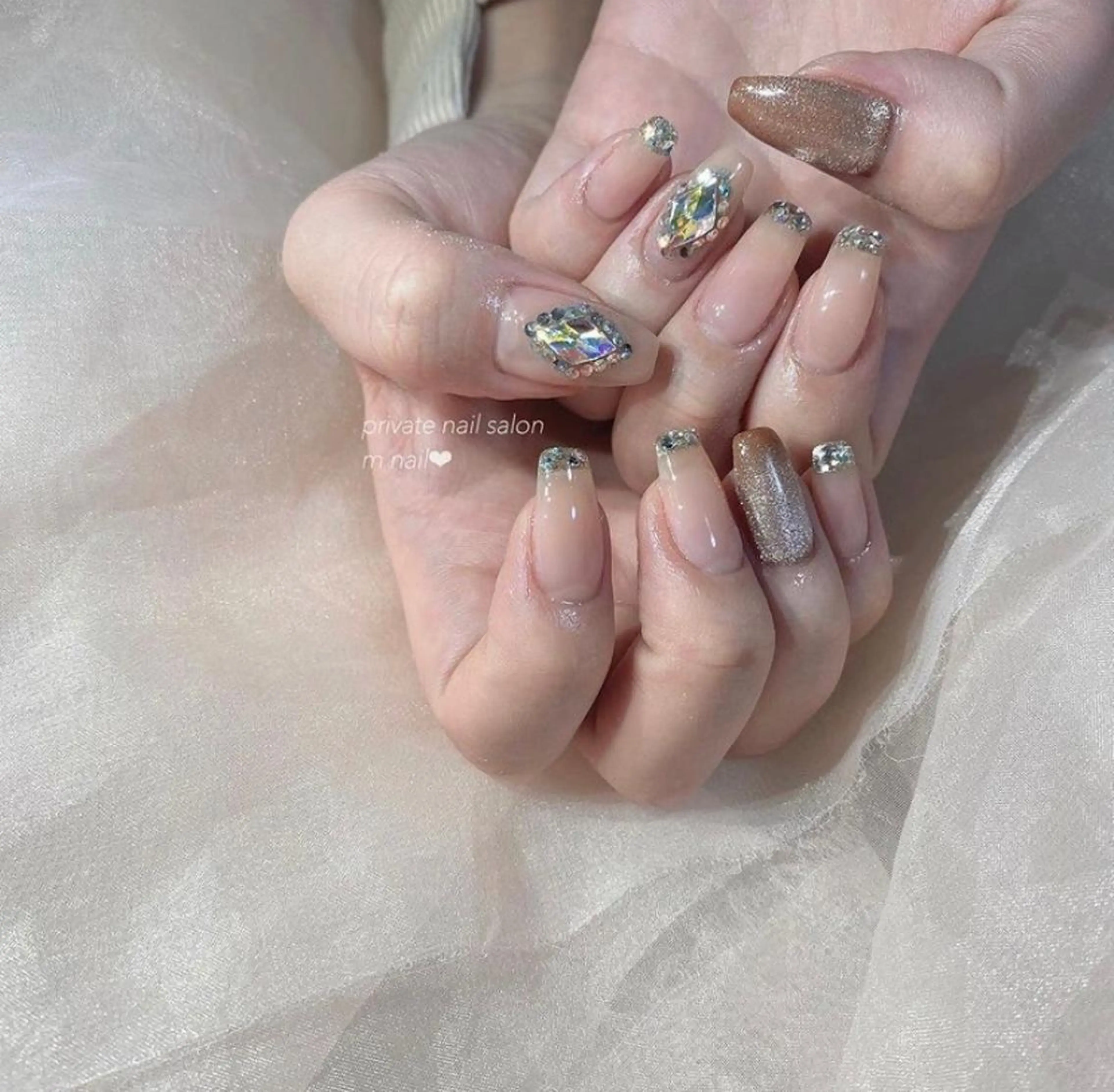 ネイル 韓国ネイル ハンドネイル 小河原 舞のネイルデザイン