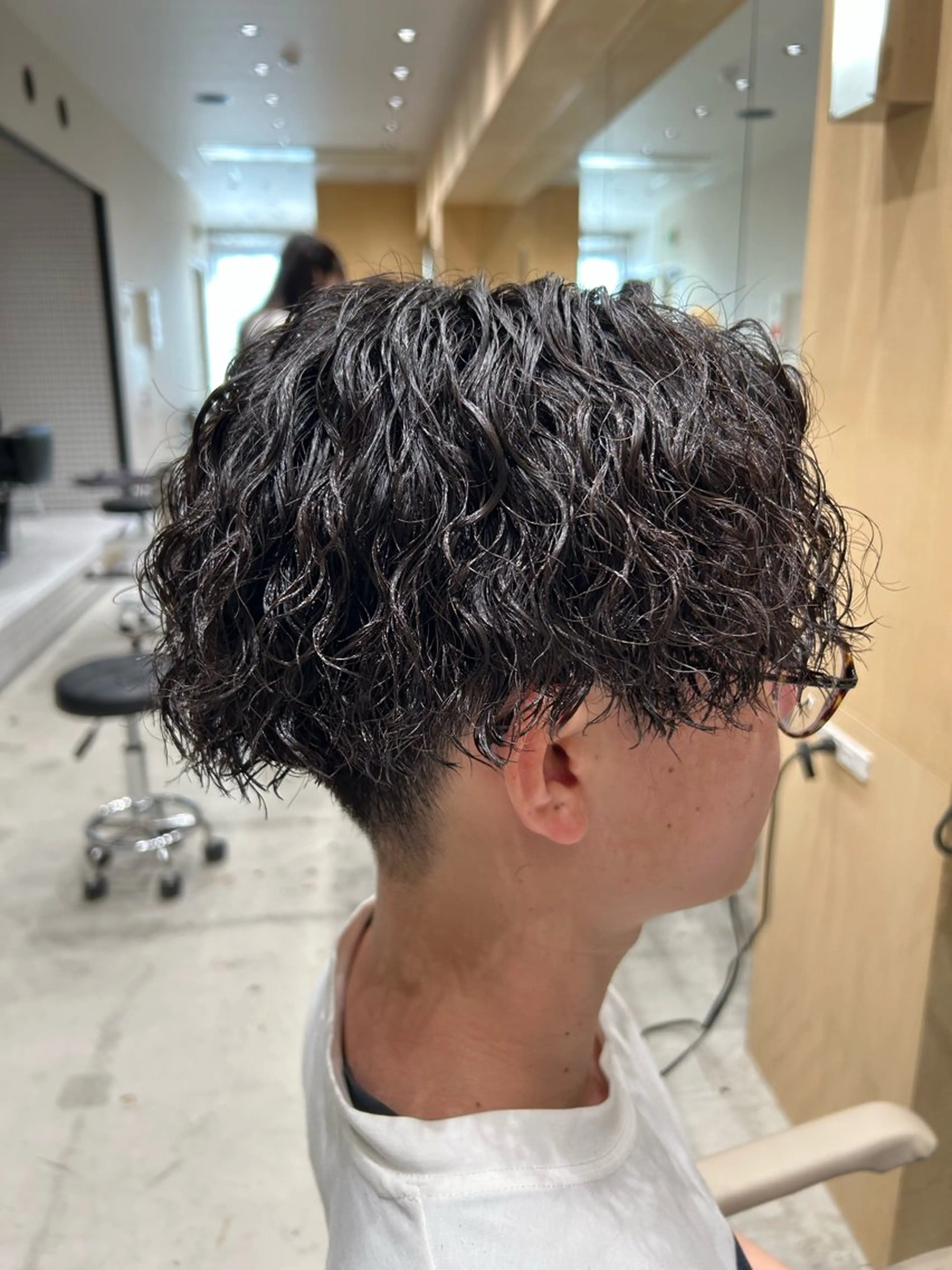 パーマ メンズ フェードカット メンズパーマ カット パーマ 🐲ツイスパ🐲 フェード/龍のヘアスタイル