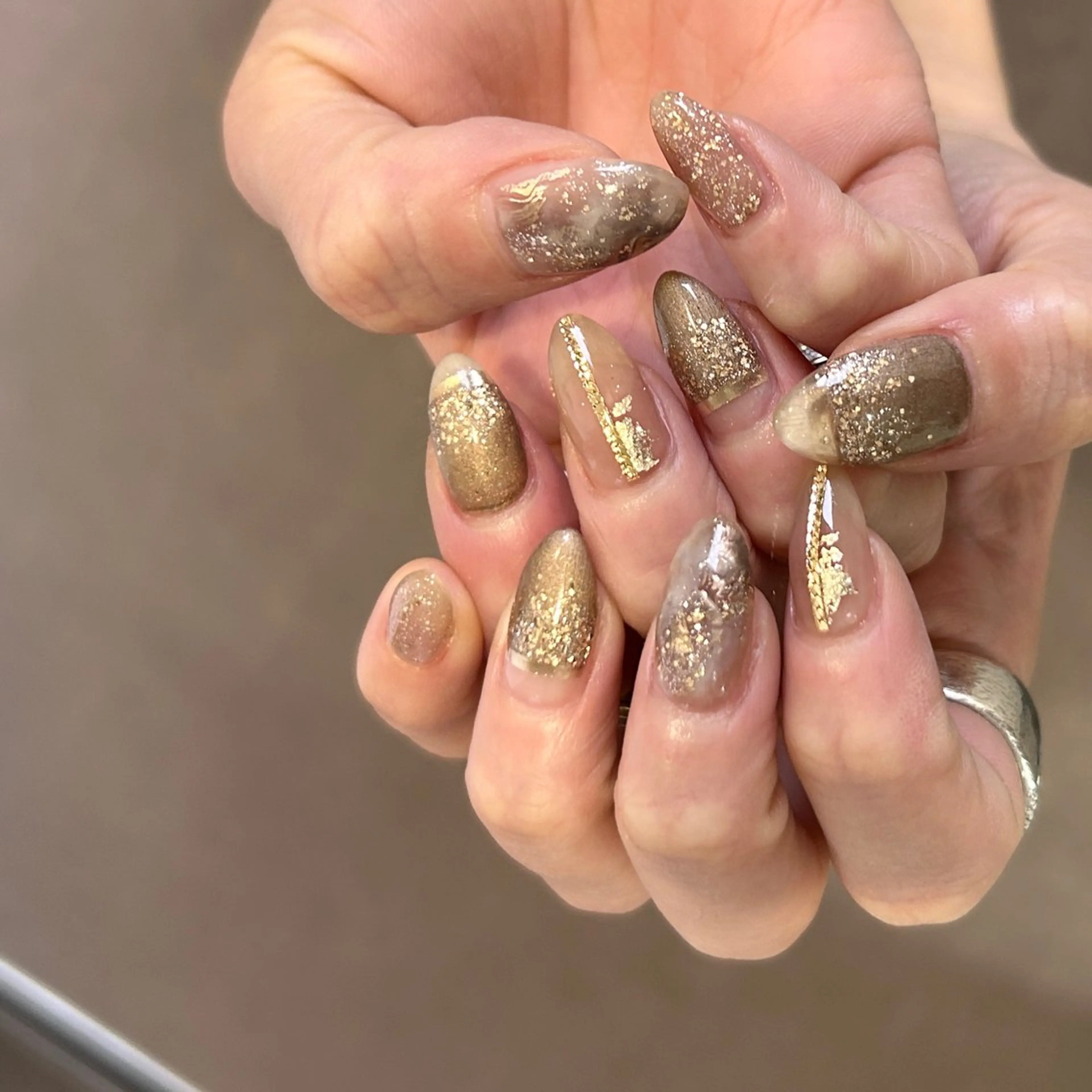 ネイル ハンドネイル Ray. ／綺麗目ニュアンスのネイルデザイン