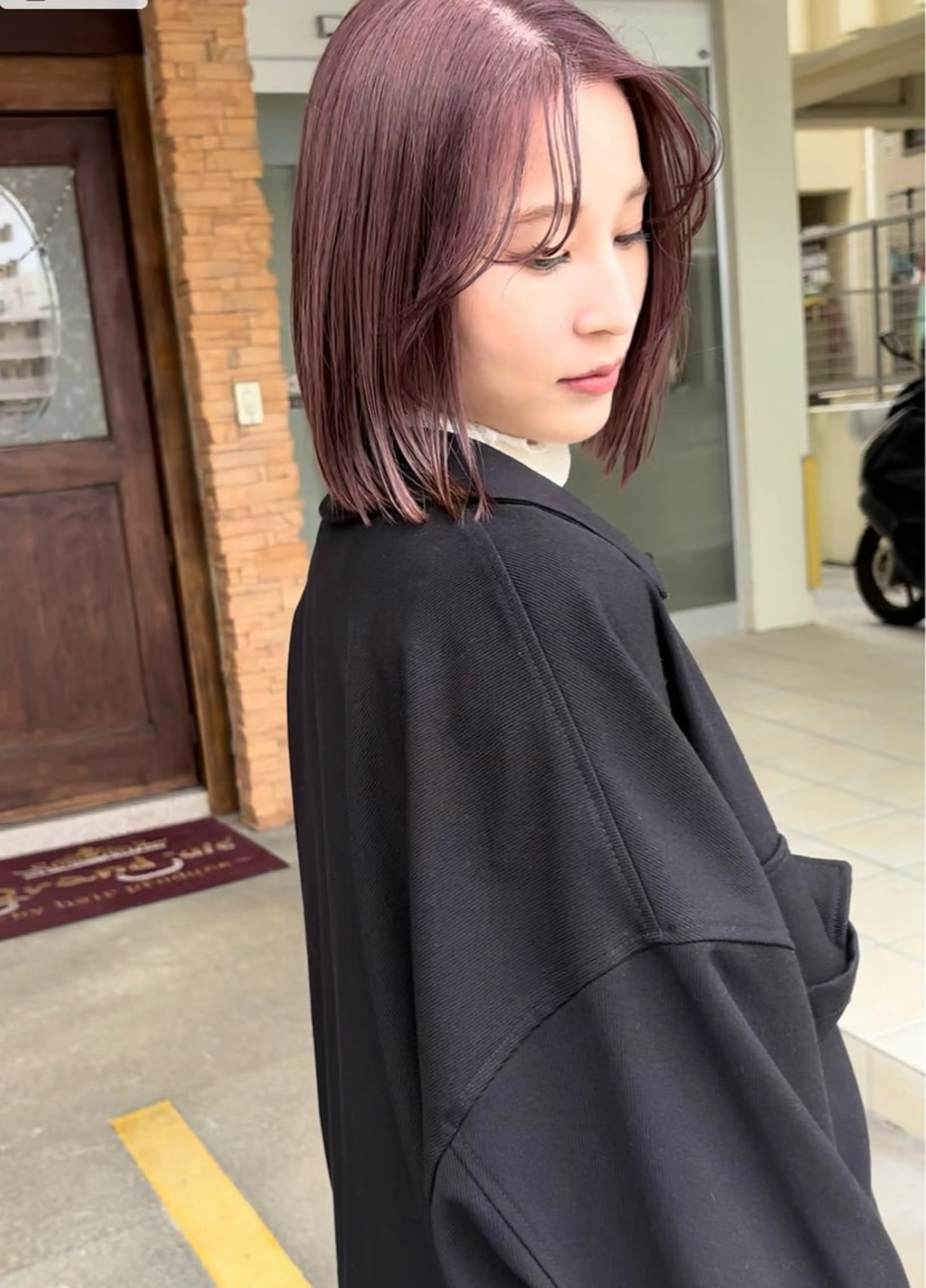ショート カラー イルミナカラー カット ヘアカラー grand juteのヘアスタイル