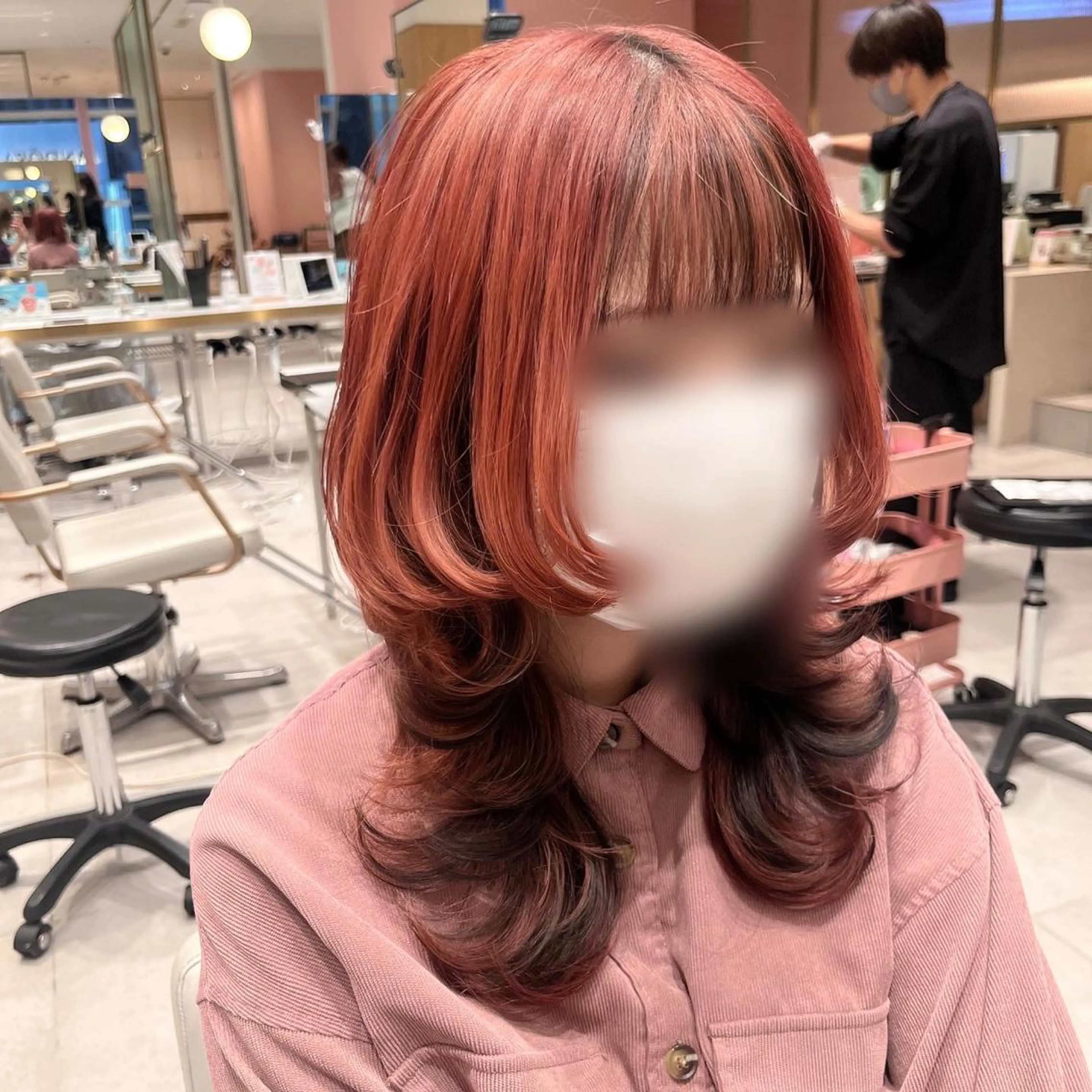 セミロング ウルフカット カット トリートメント 赤羽今日子/レイヤー /盛れる顔まわりのヘアスタイル