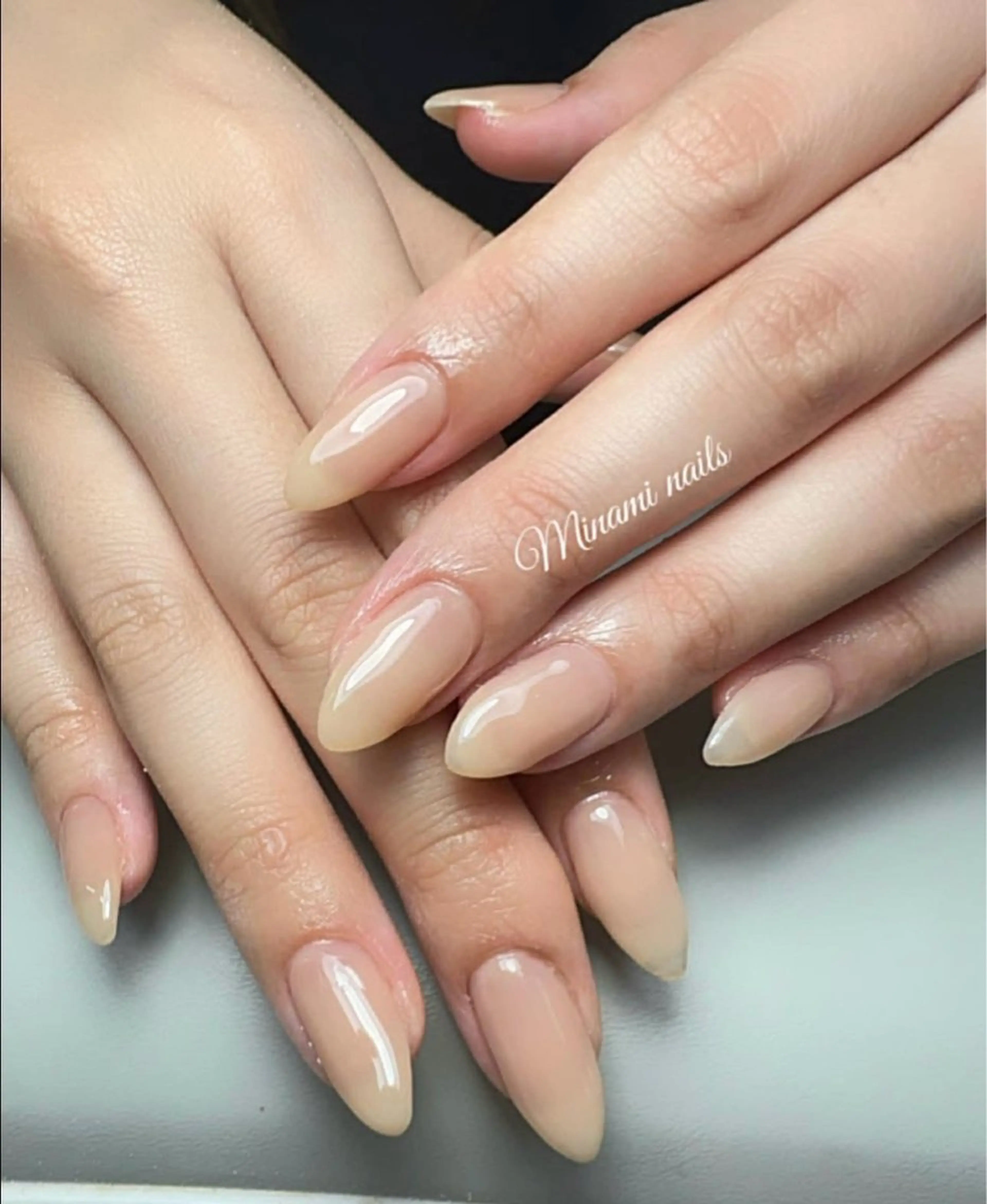 ネイル アートネイル オーロラネイル ガーリー キラキラネイル 韓国ネイル ハンドネイル Minami Nailsのネイルデザイン