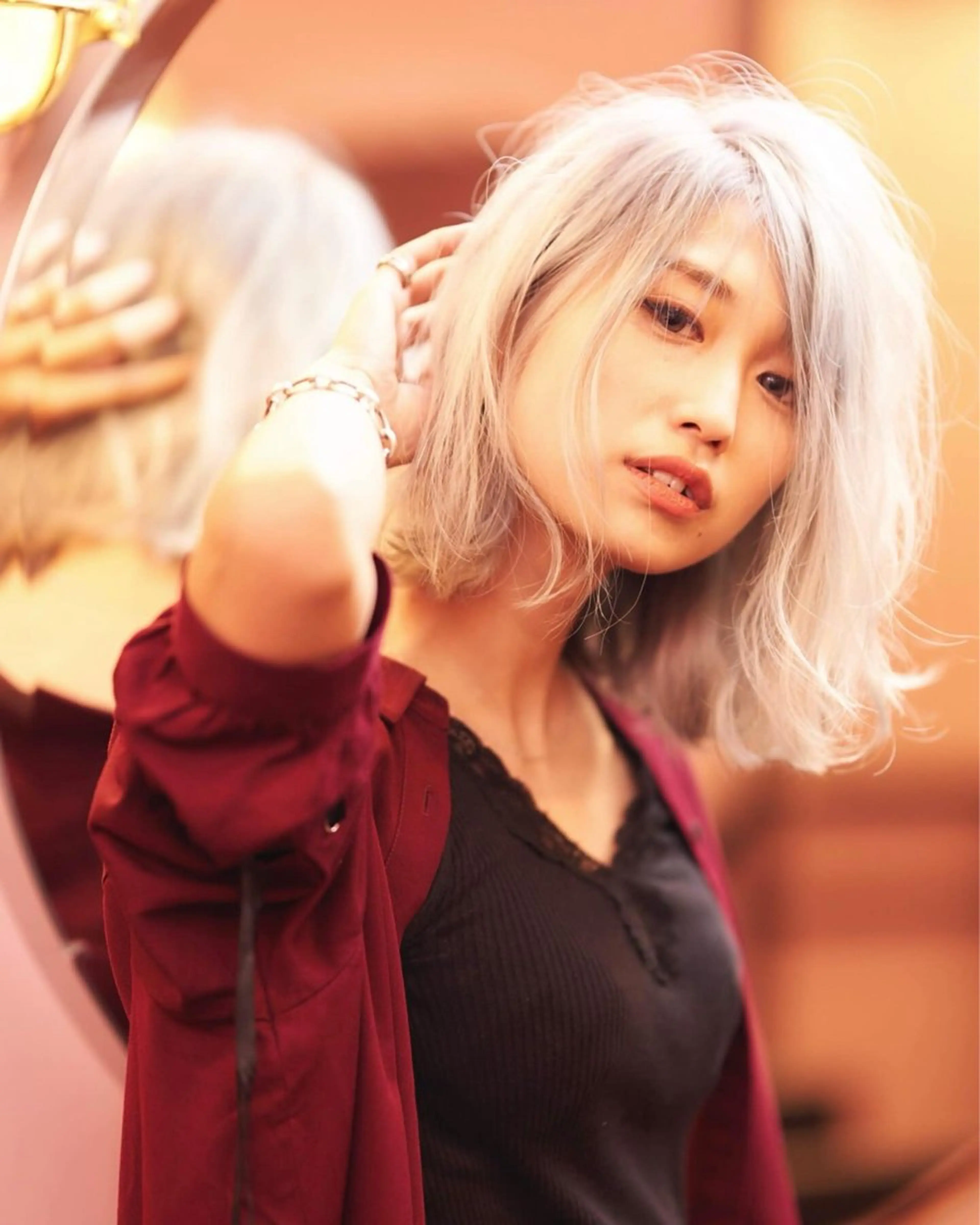 ミディアム CoCooN satoshiのヘアスタイル