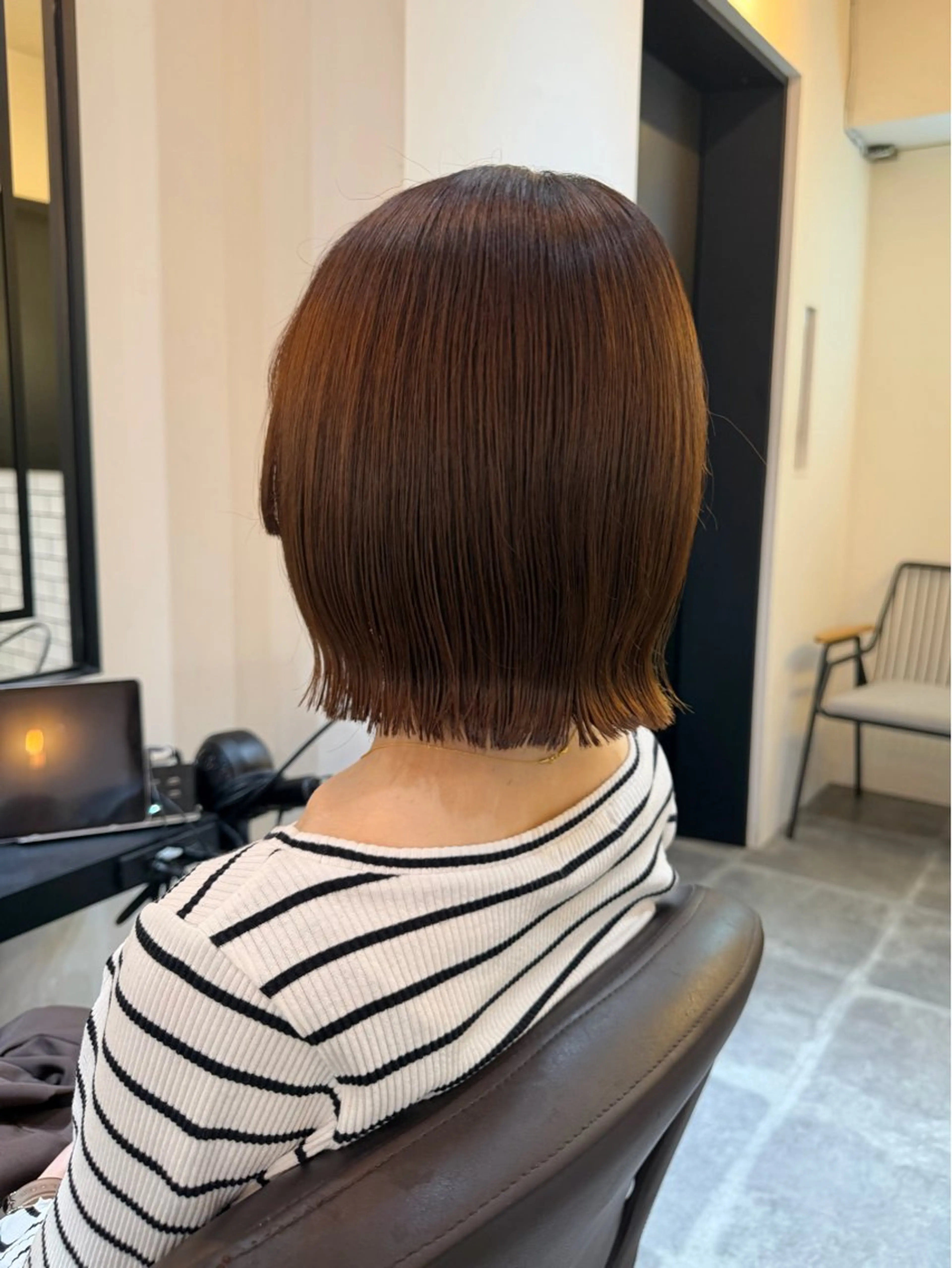 ミディアム カット トリートメント 🍒ボブカット/ moe🍒のヘアスタイル