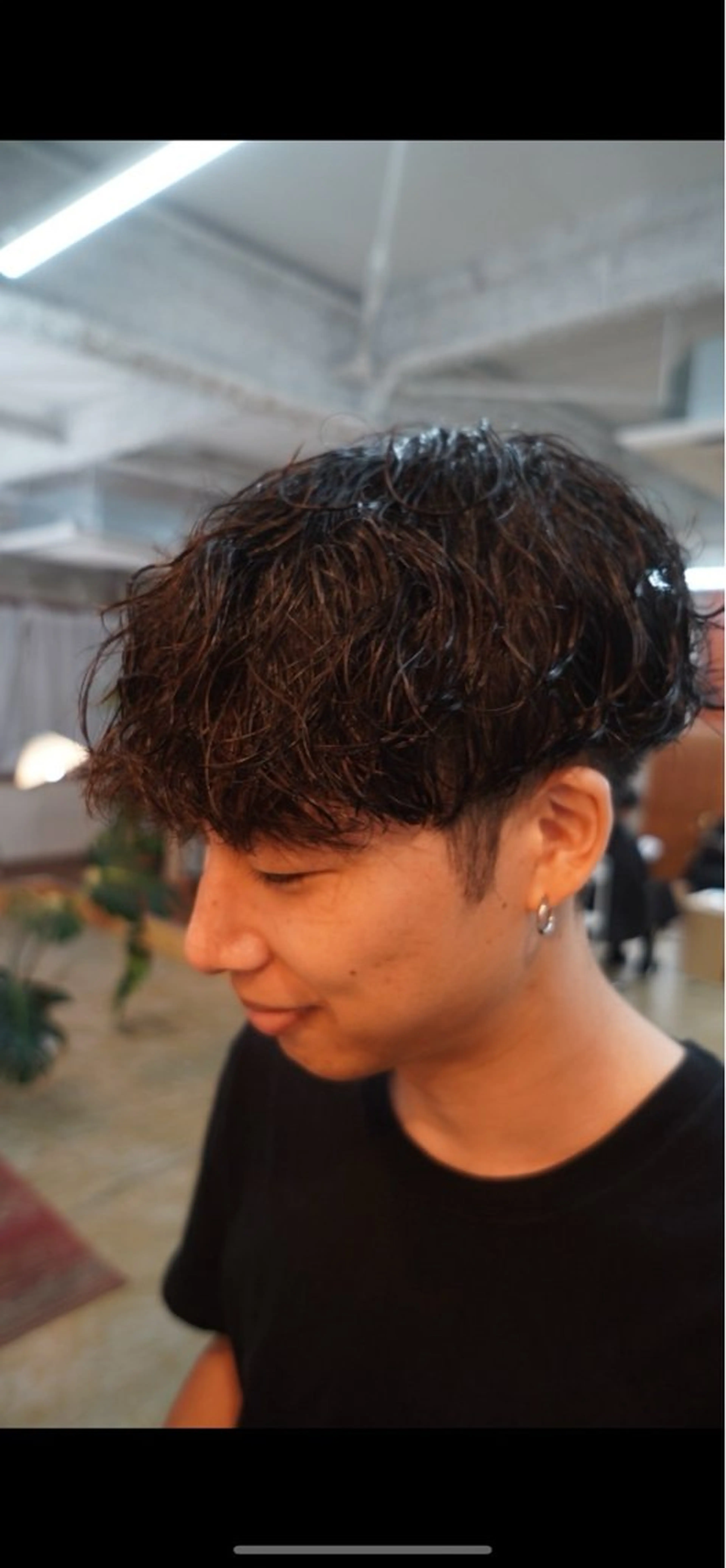 ロング パーマ メンズ isi／門真／古川橋 EITOのヘアスタイル