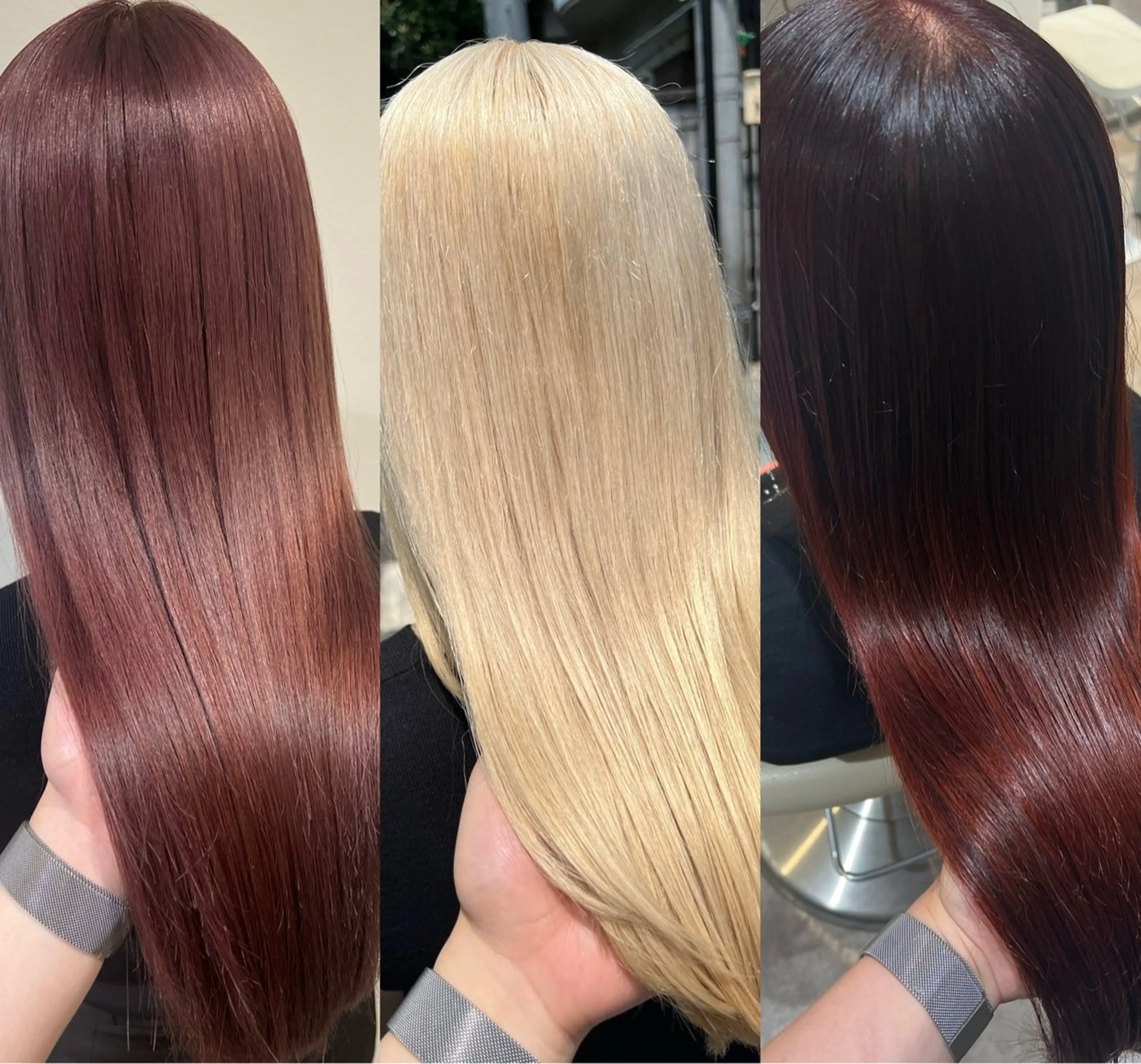 セミロング カラー ハイトーンカラー トリートメント 💎透明感カラー特化 💎TAISEIのヘアスタイル