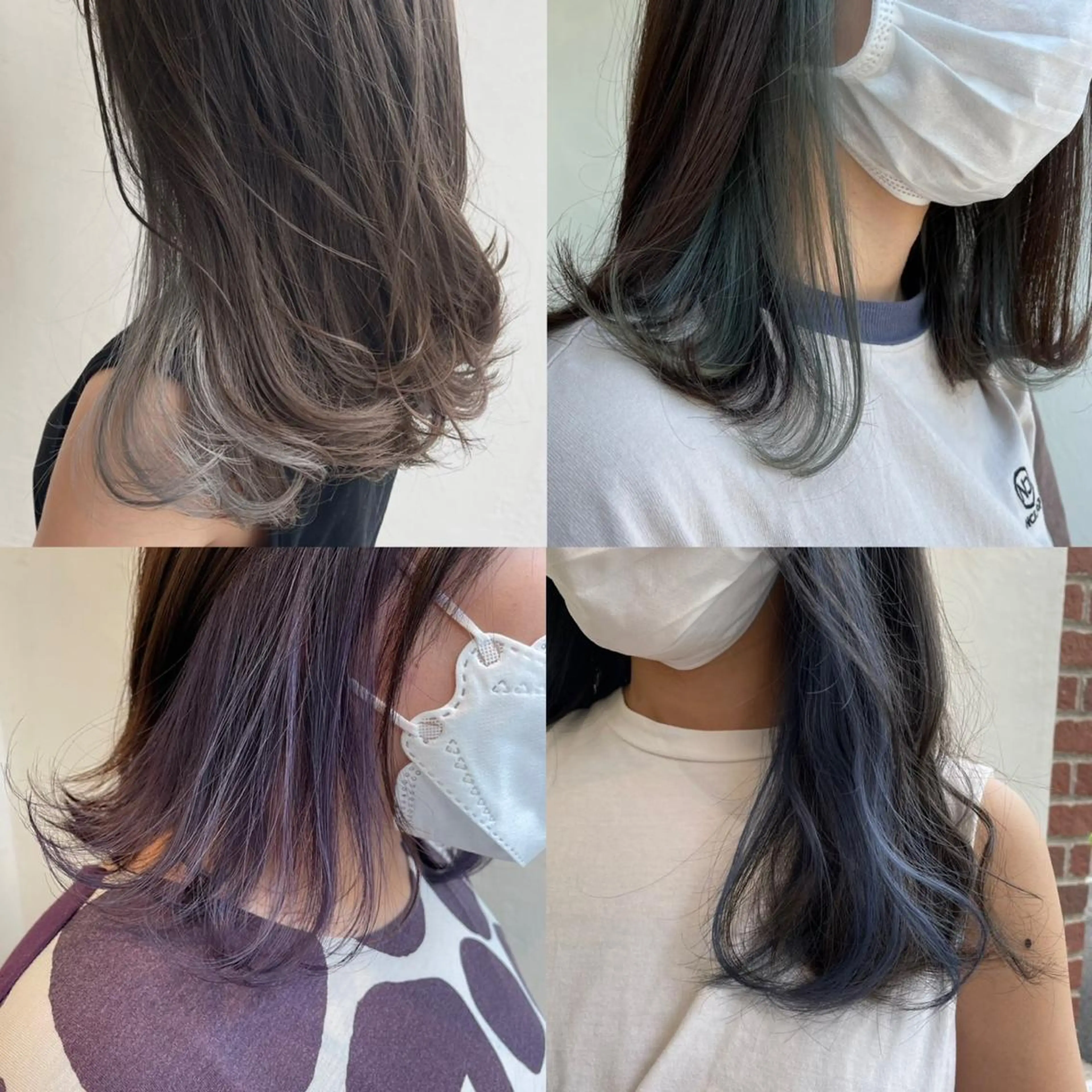 イヤリングカラー💍ブリーチ・ベースカラー込み、ロング料金なしの写真