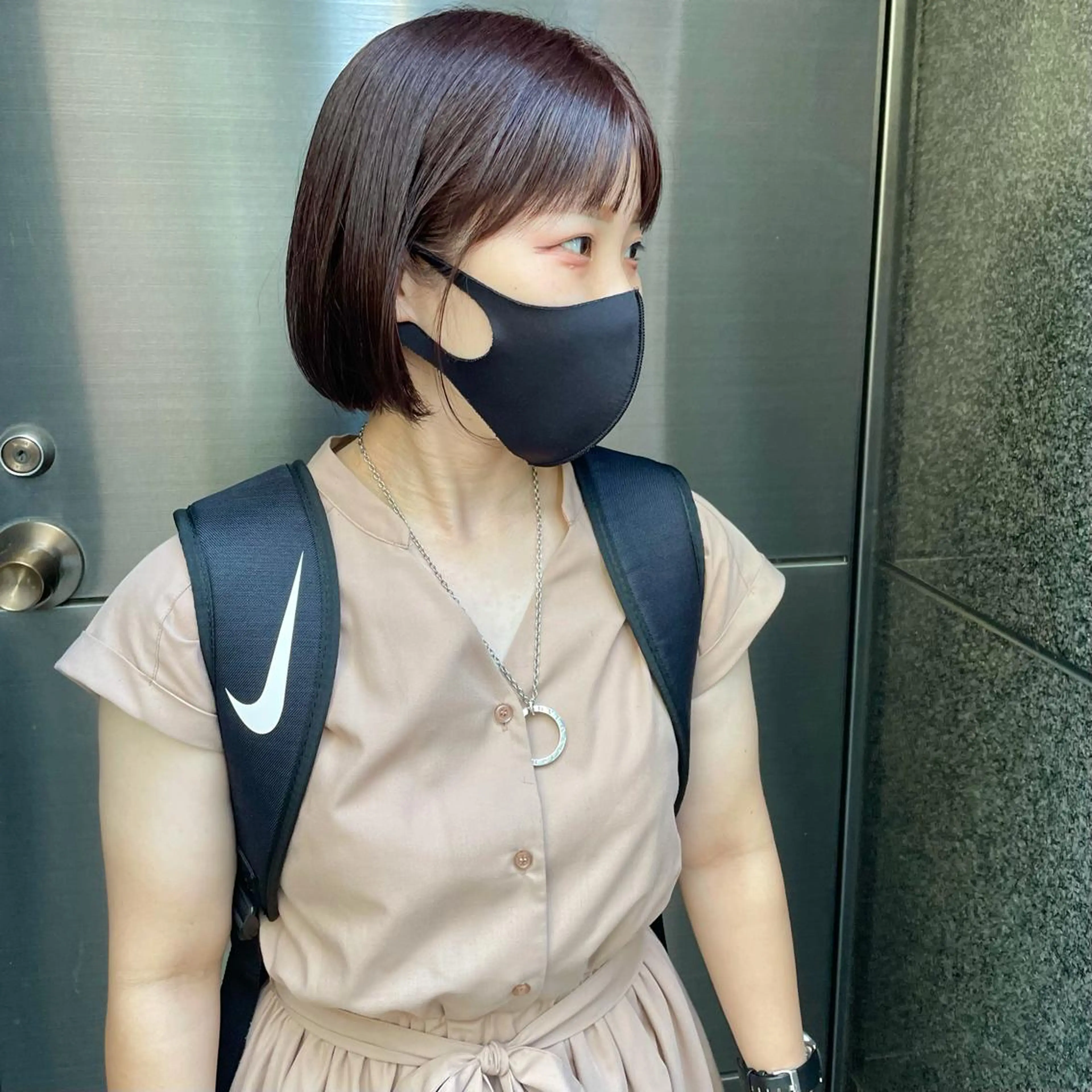 ショート カラー ボブ ショート　ボブ メンズ　パーマのヘアスタイル