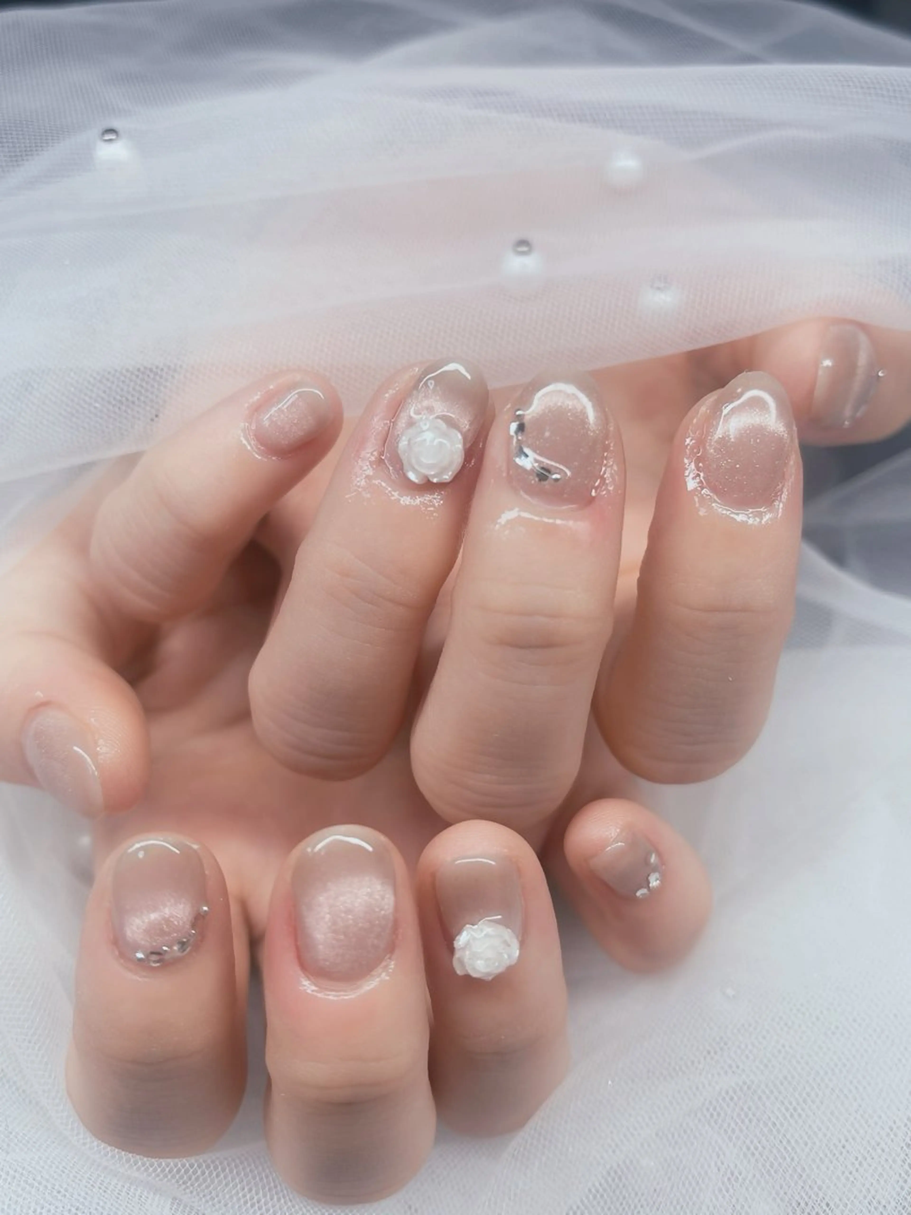 ネイル ハイネイル 自宅サロンのネイルデザイン