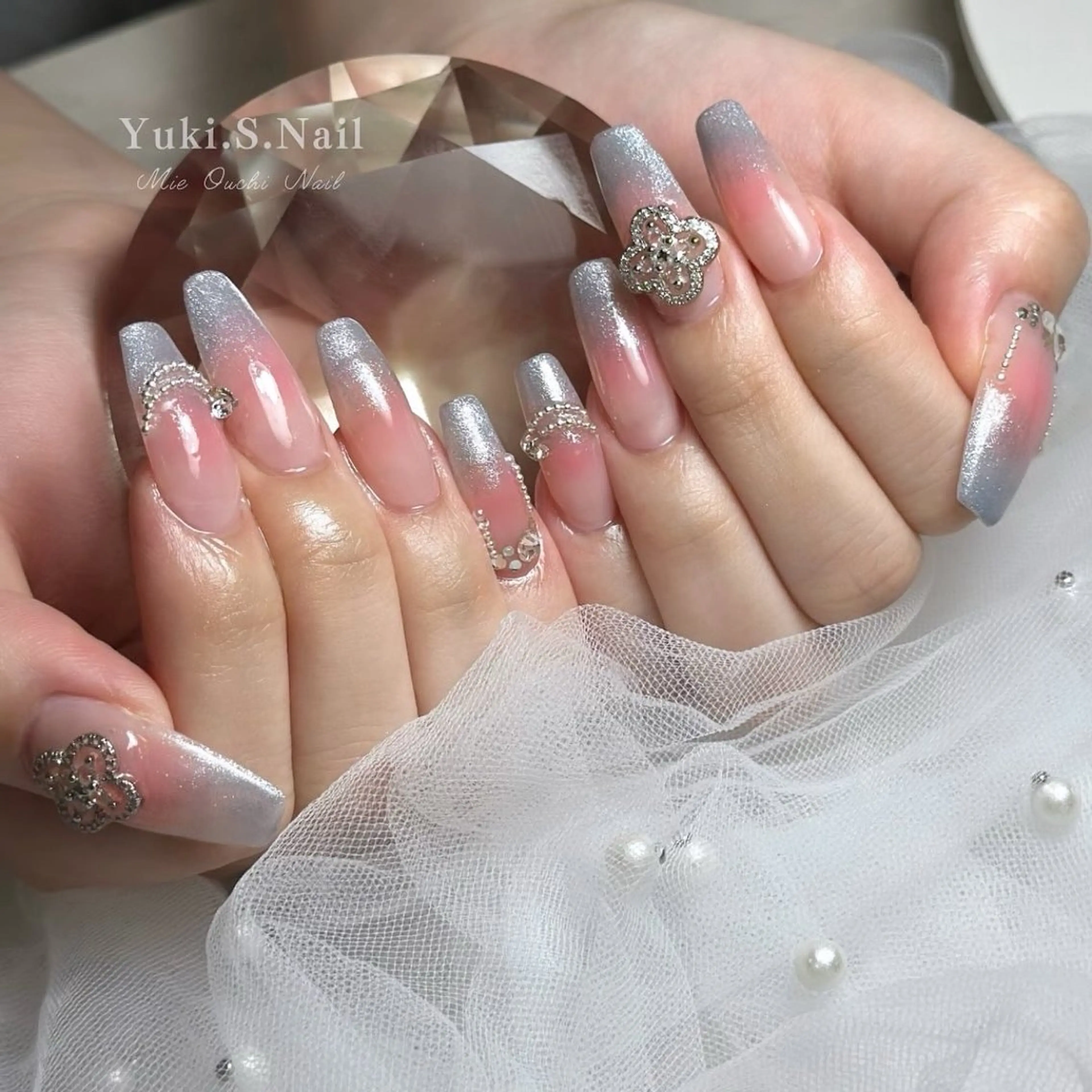 ロング ハンドネイル Yuki S.Nailのネイルデザイン