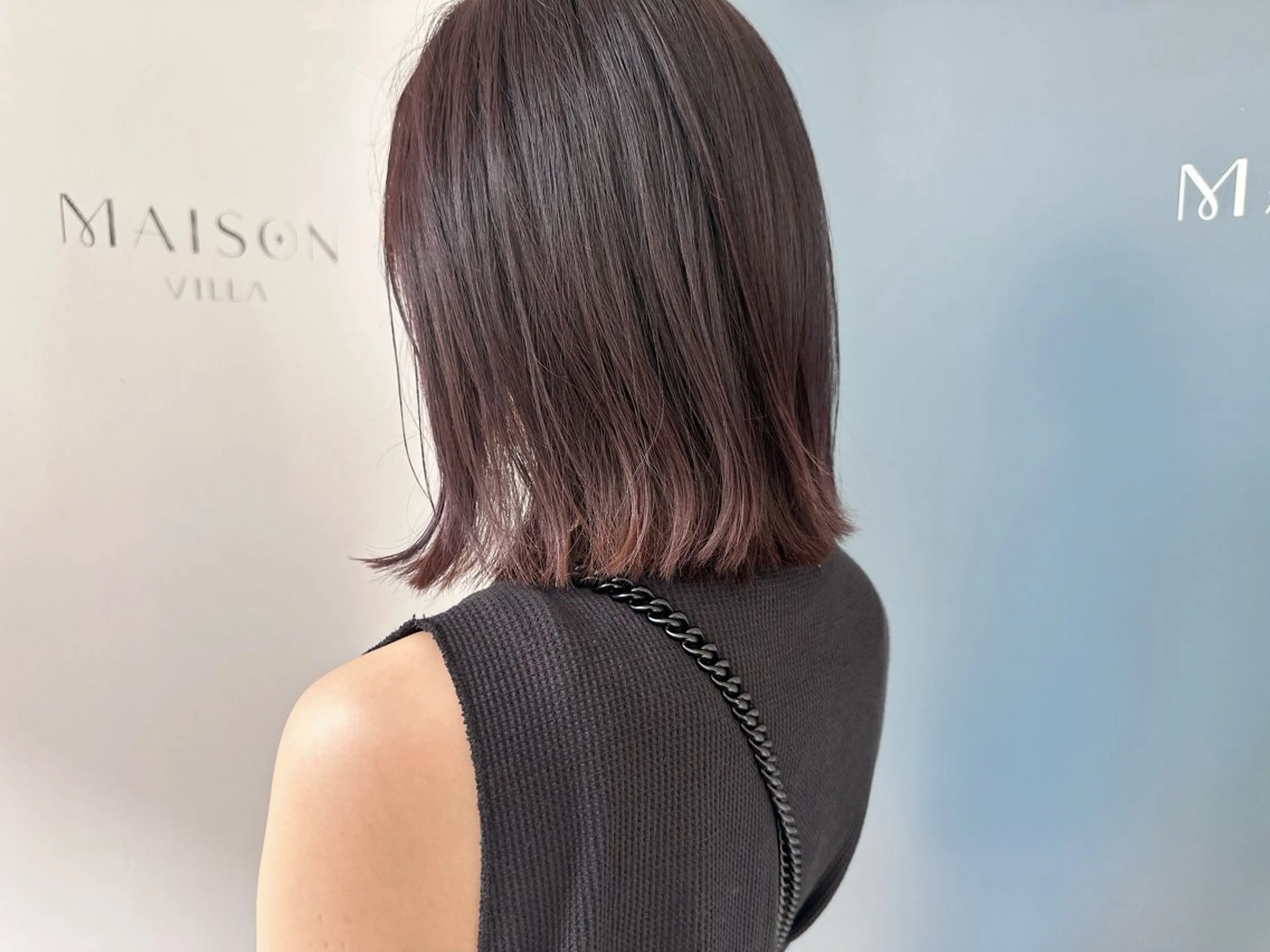 ミディアム カット ヘアカラー トリートメント 高橋友里亜 /フリーランスのヘアスタイル